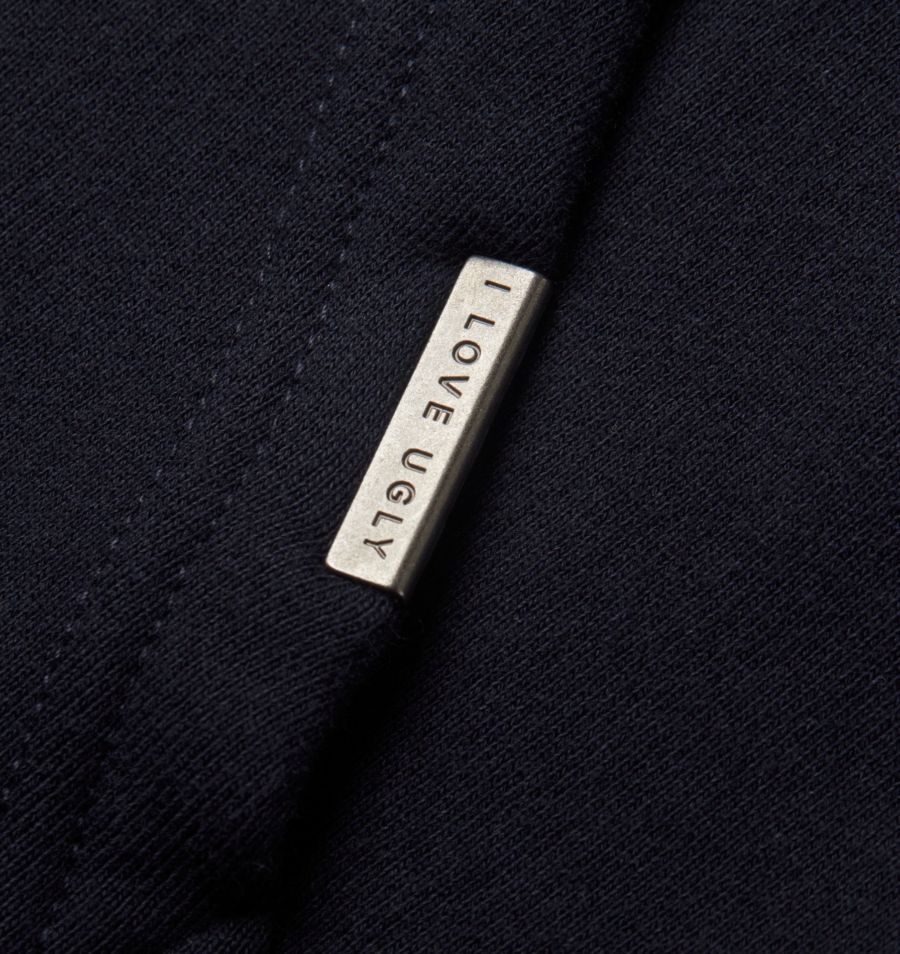Zip Up Box Hood - Midnight Navy