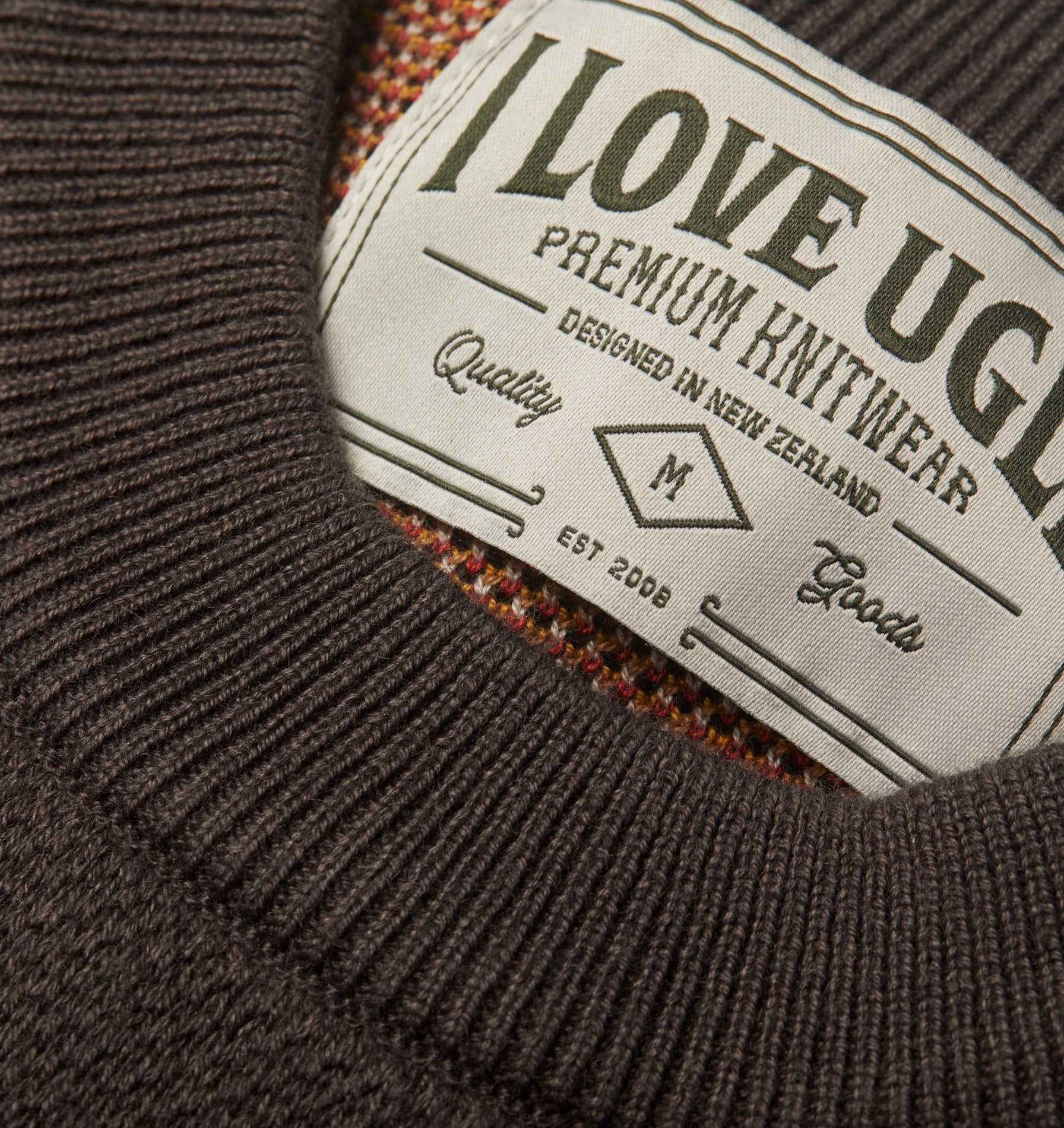 Panther Knit Sweater - Charcoal