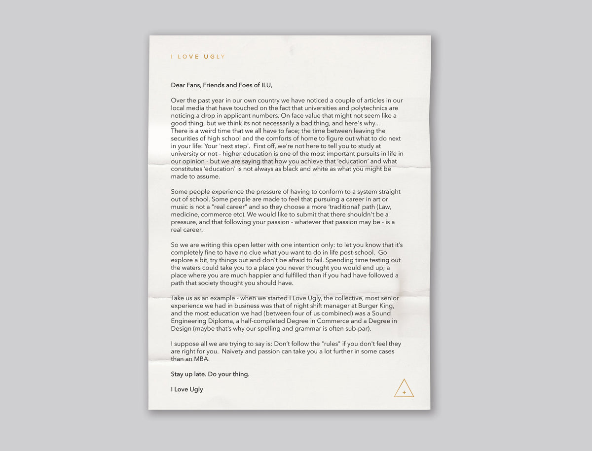 An Open Letter
