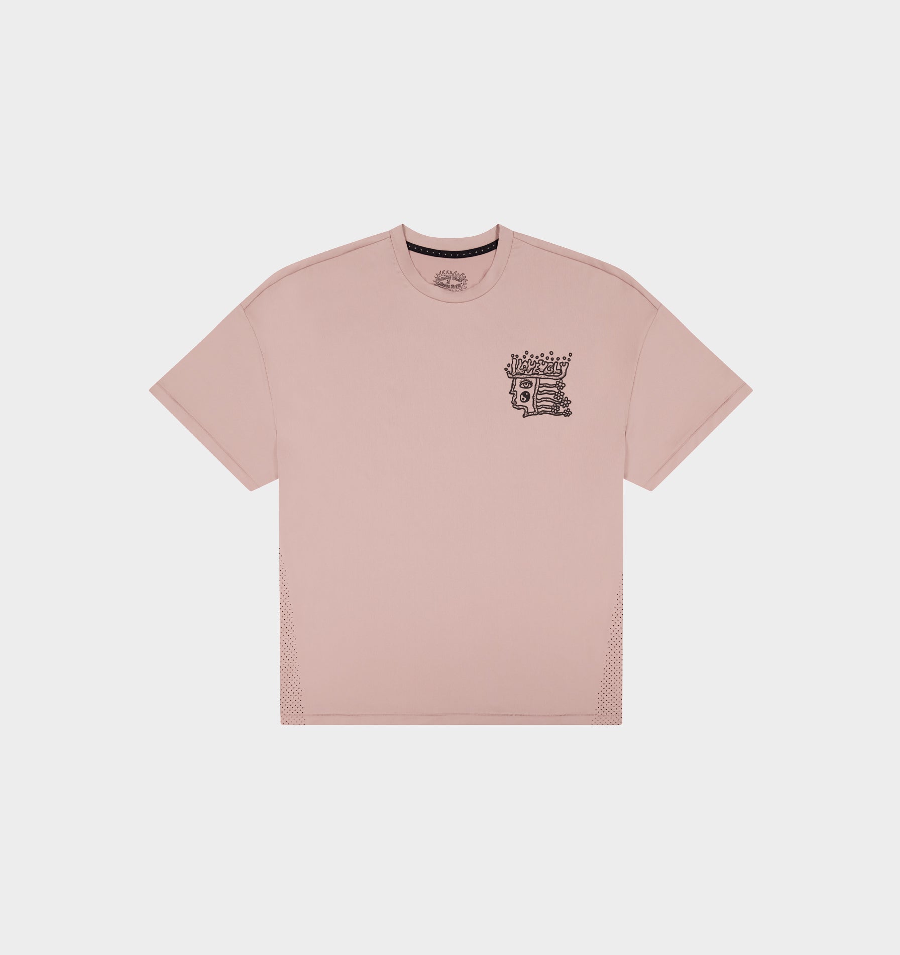 Rebelyuth Active Lewi Tee - Dusky Pink
