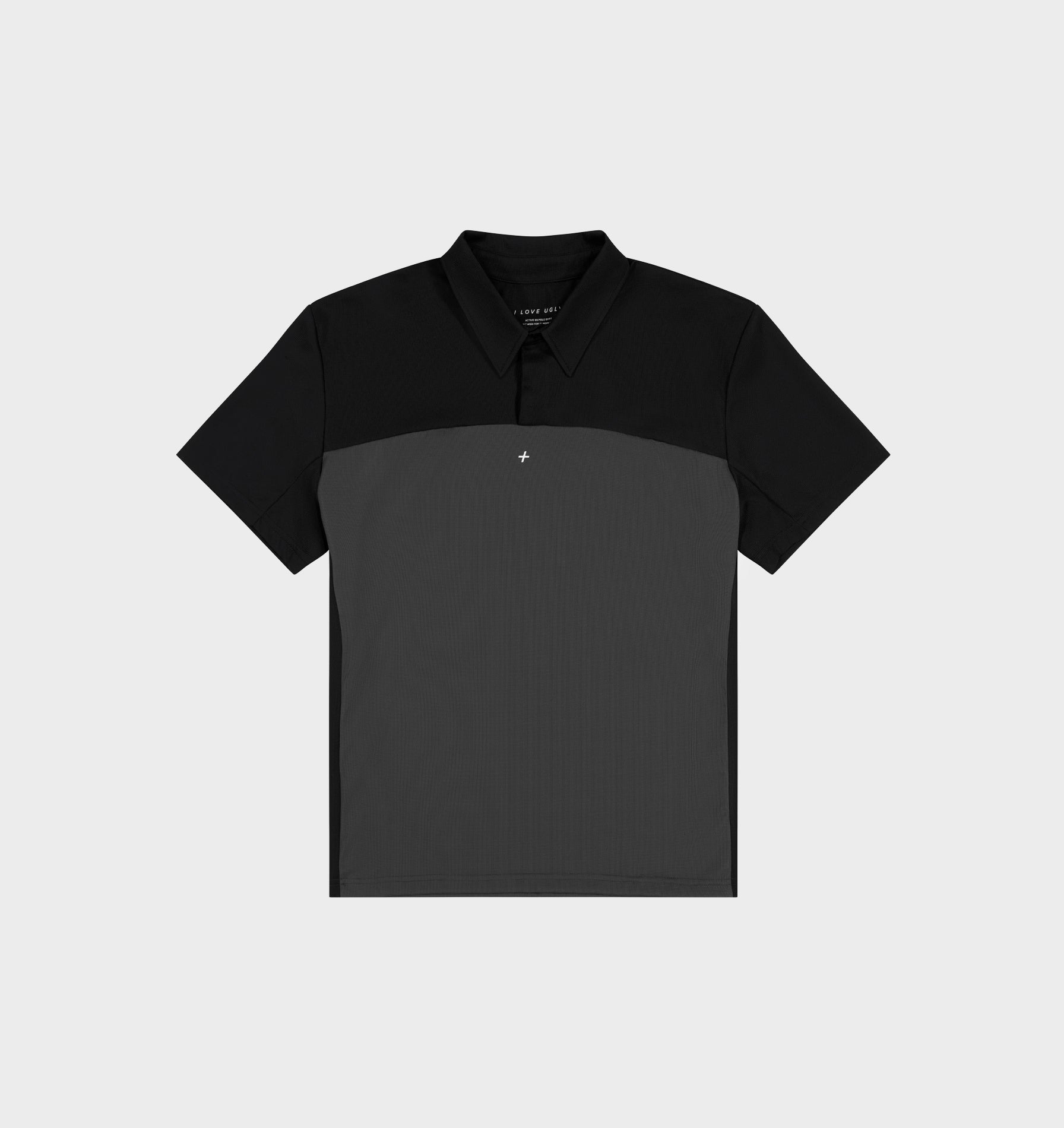 Active SS Polo Shirt - Black / Charcoal