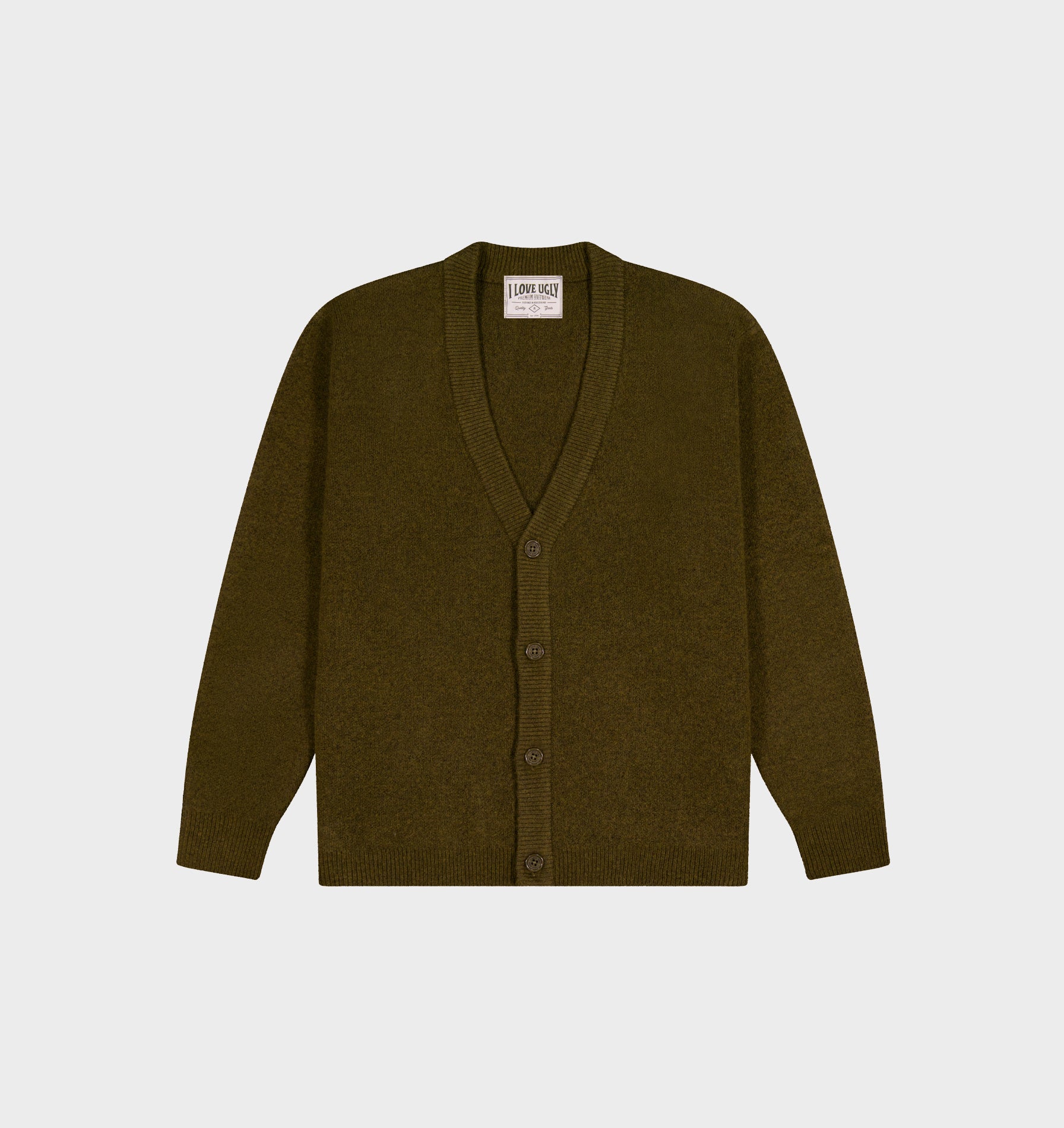 Nelson Cardigan - Moss | I Love Ugly