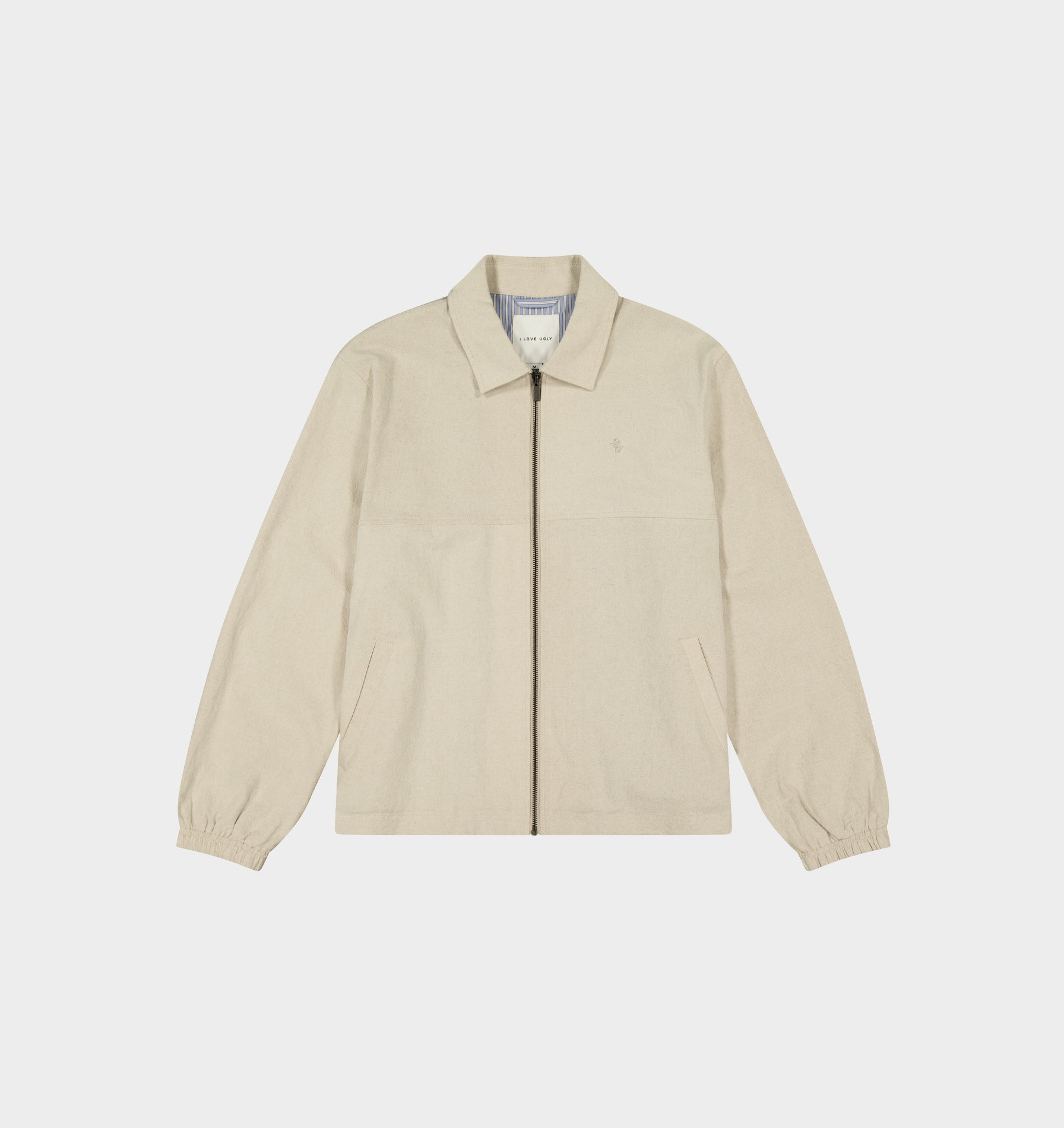 Linen Poker Jacket - Bone