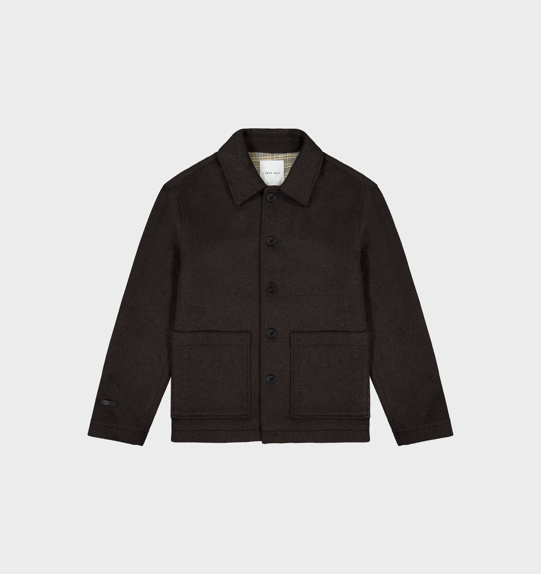 Romy Wool-Blend Jacket / espresso / Sサイズ Osborne Wool Jacket - Espresso | I Love Ugly