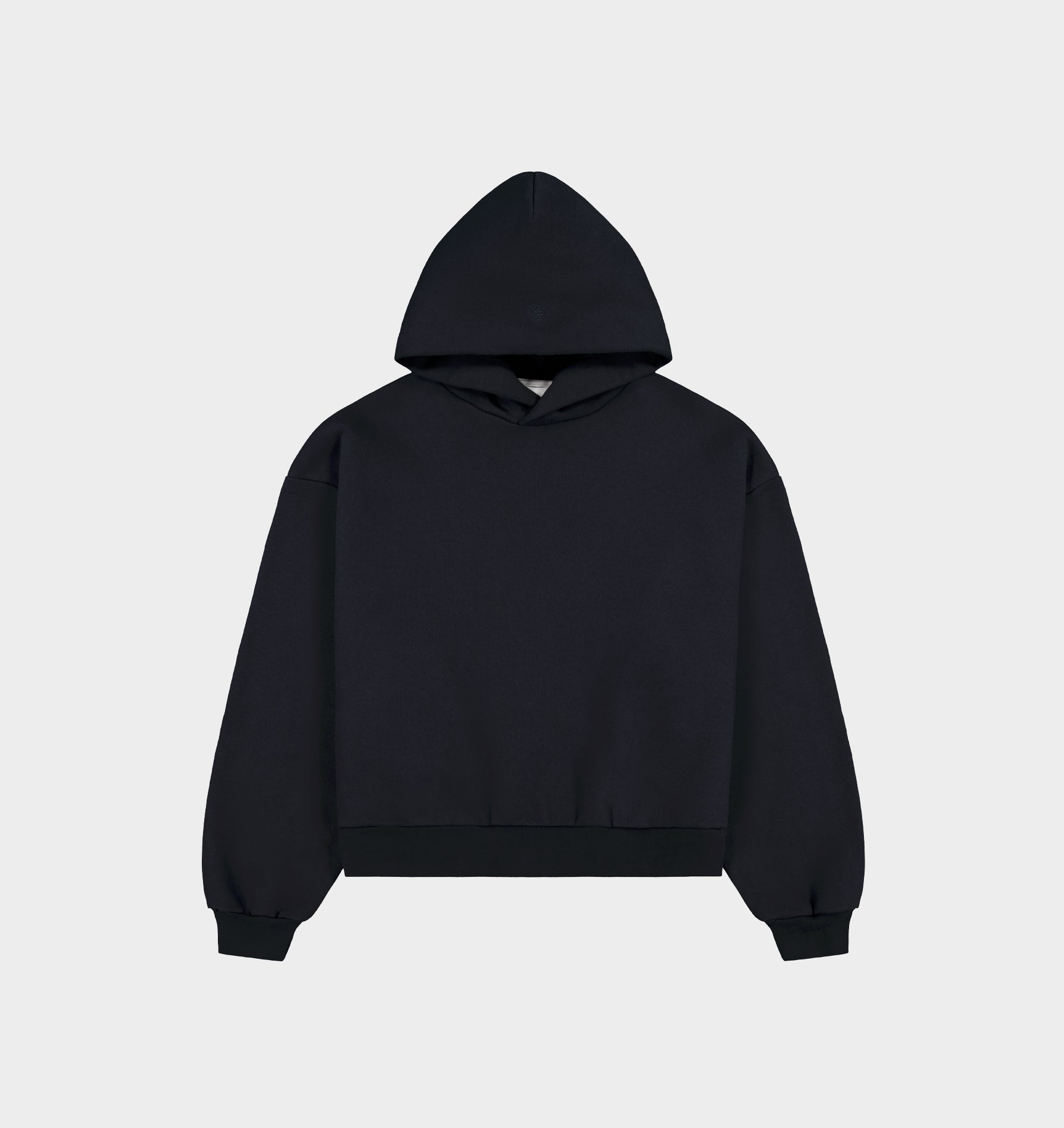 Heavy Crop Box Hood - Dark Navy