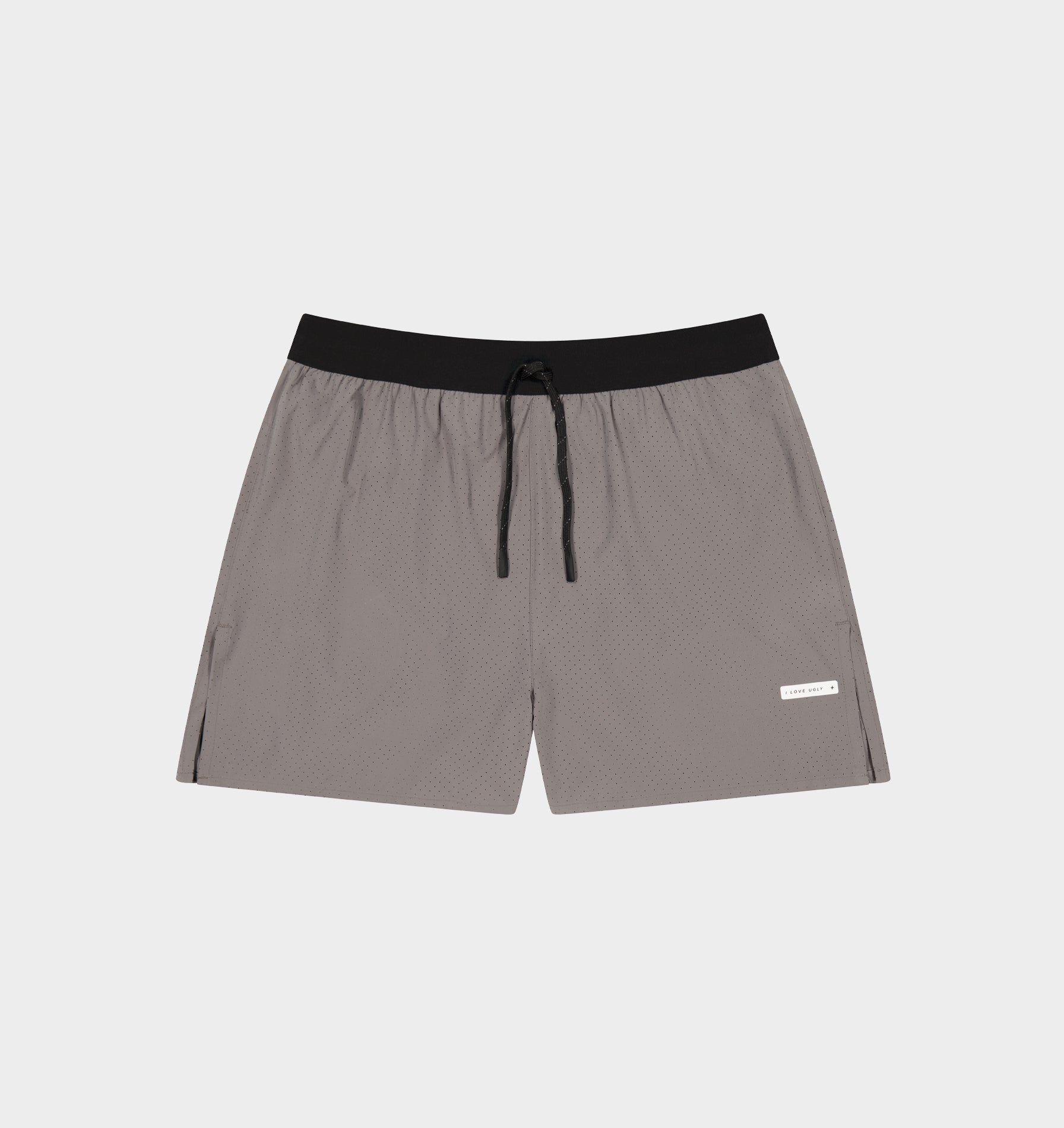 Active 4.5 Inch Laser Run Short - Cobblestone