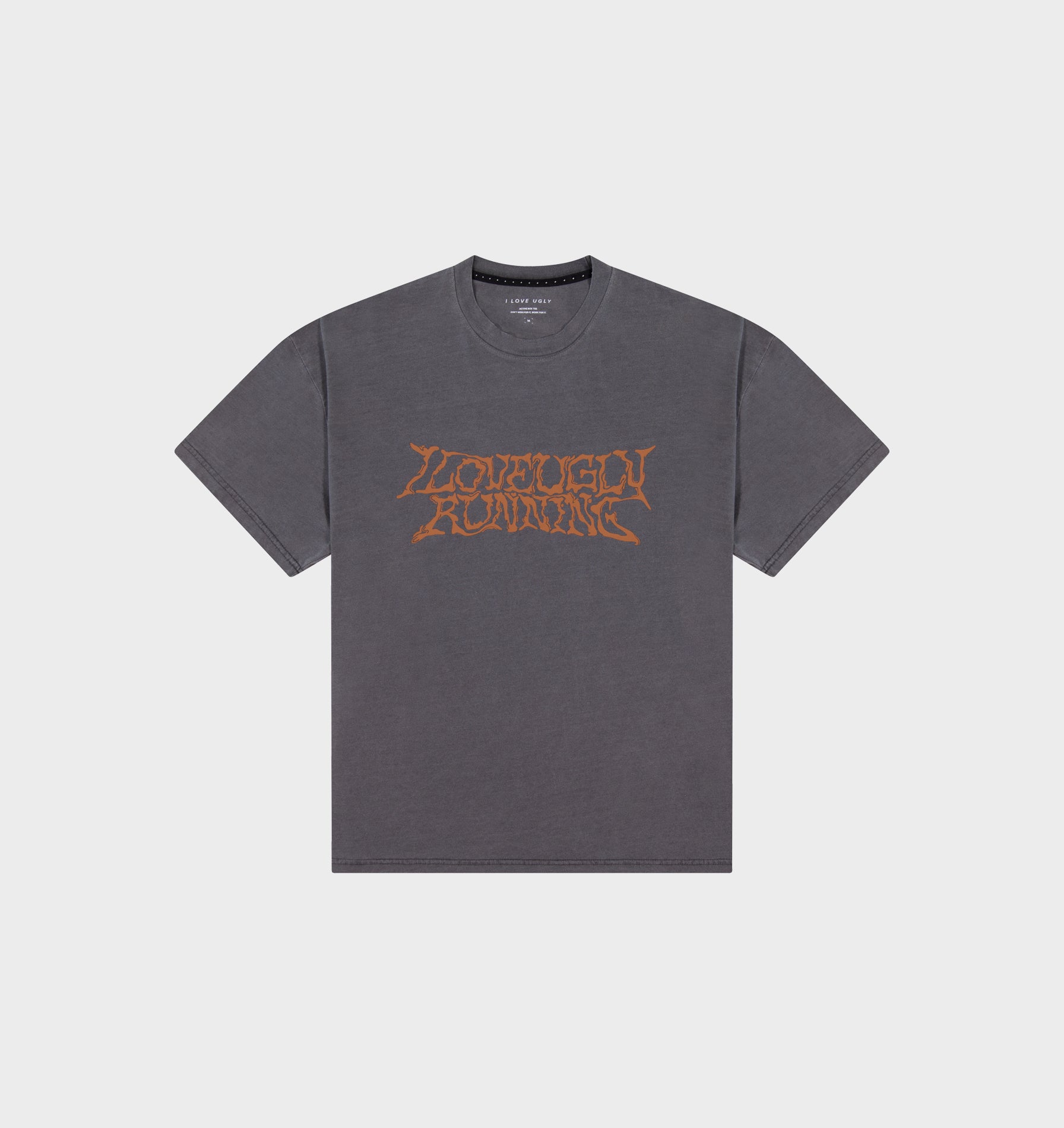 Liquified Active Cotton Box Tee - Washed Black