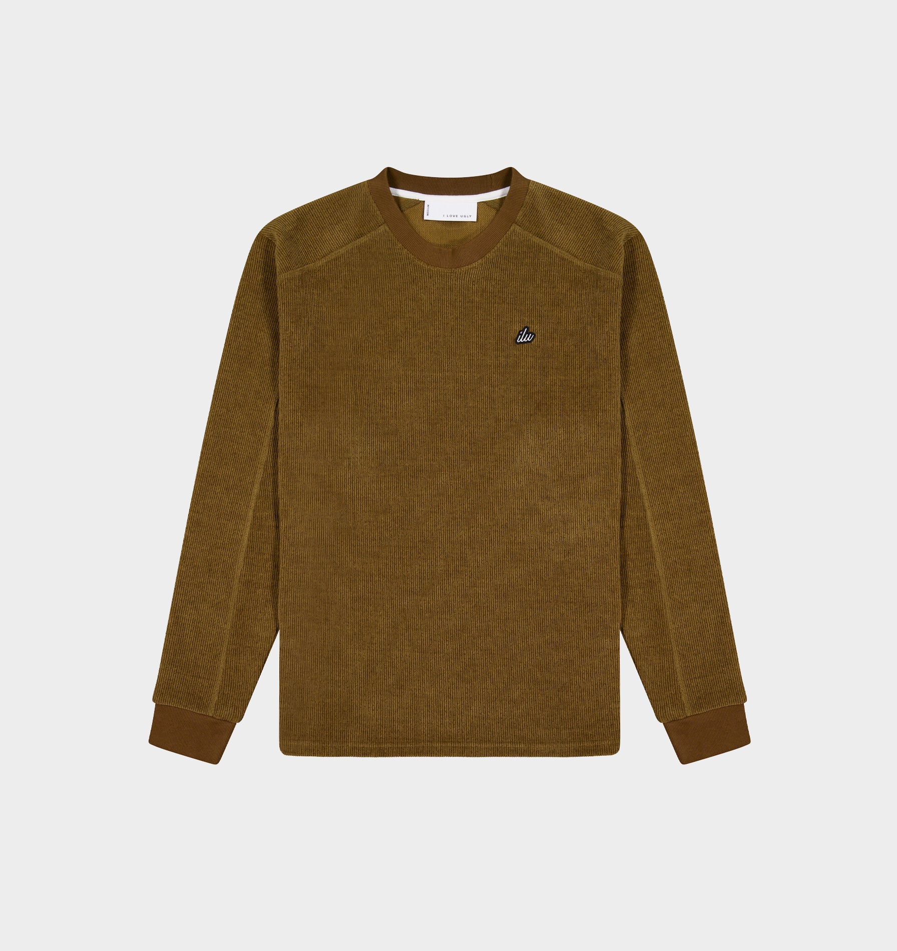 Textured LS Tee - Moss