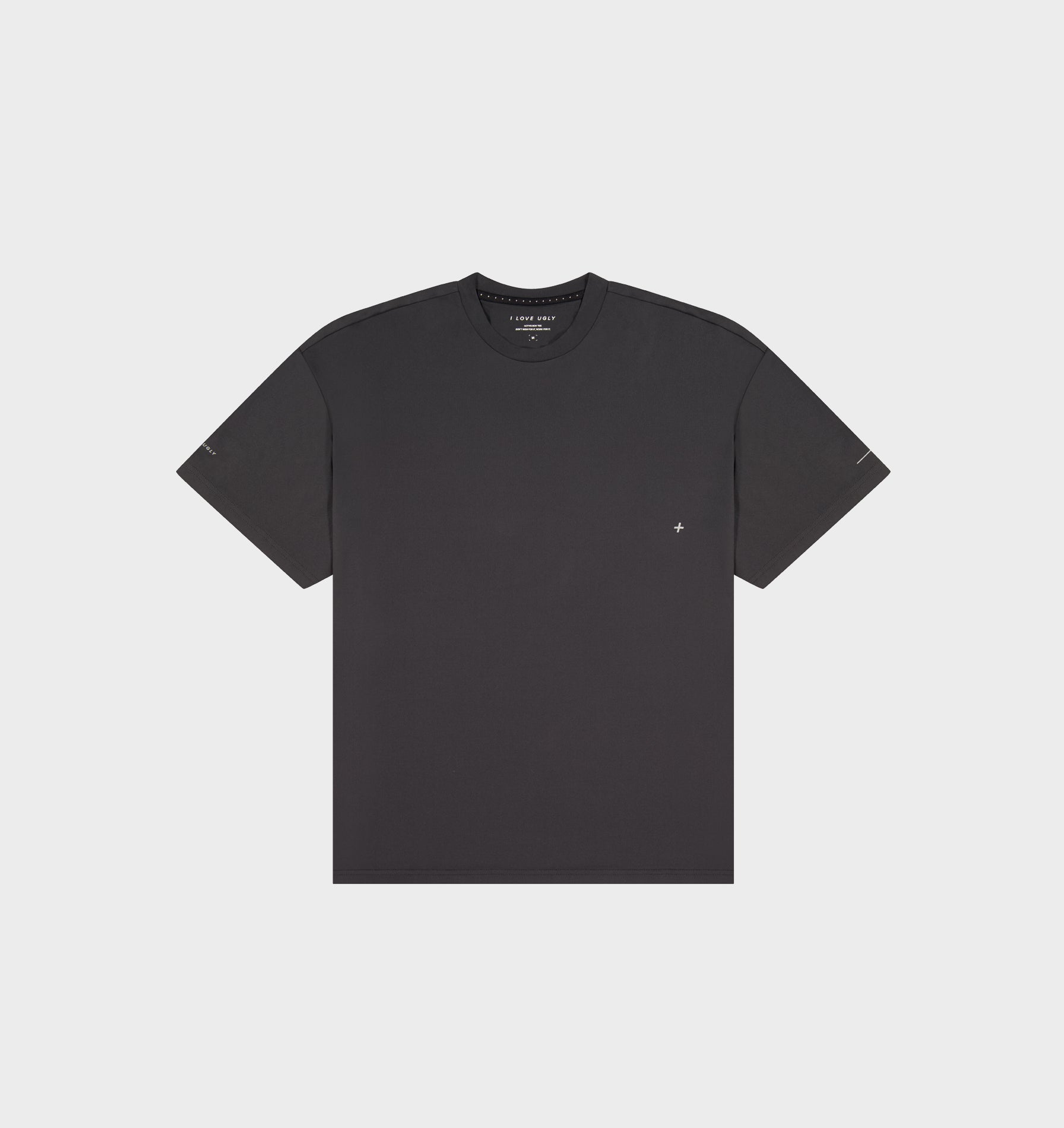 Active Box Tee - Charcoal
