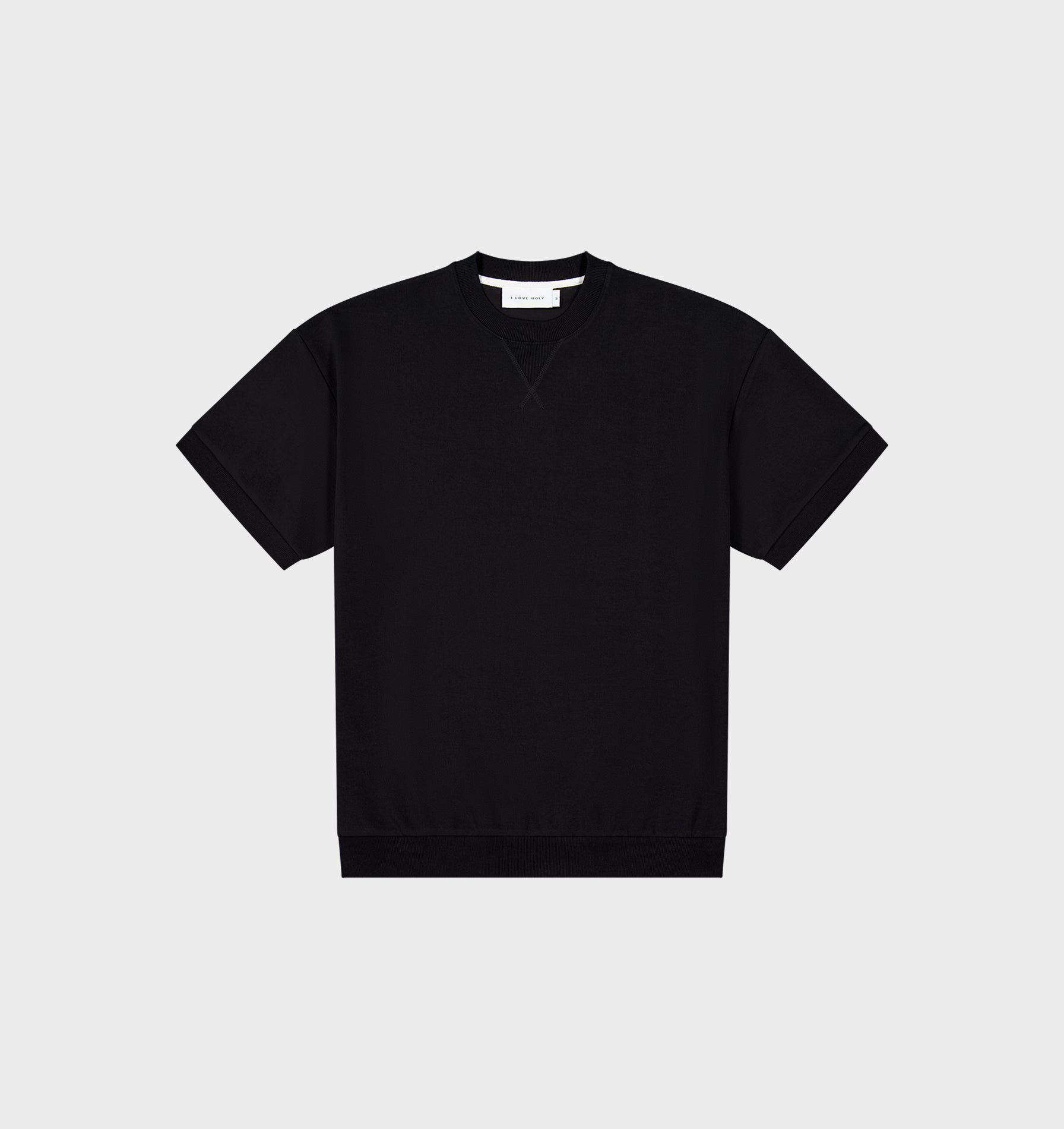 Heavy Cuff Box Tee - Black