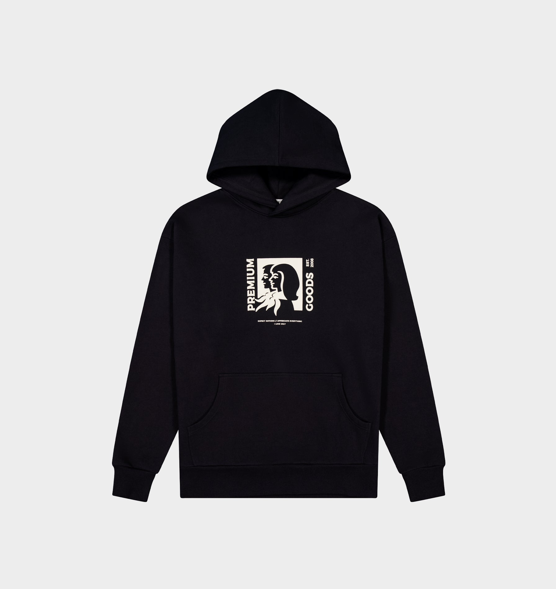 Expect Nothing Box Hood 2.0 - Black