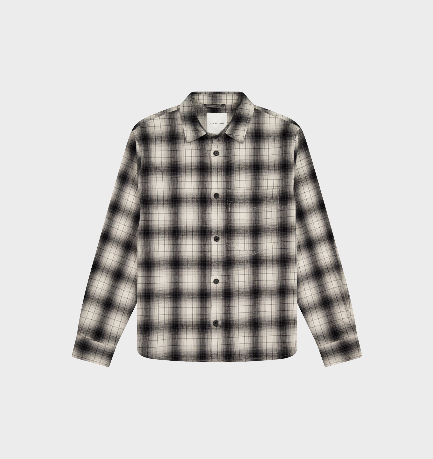 Flannel Shirt - Black/Grey Check
