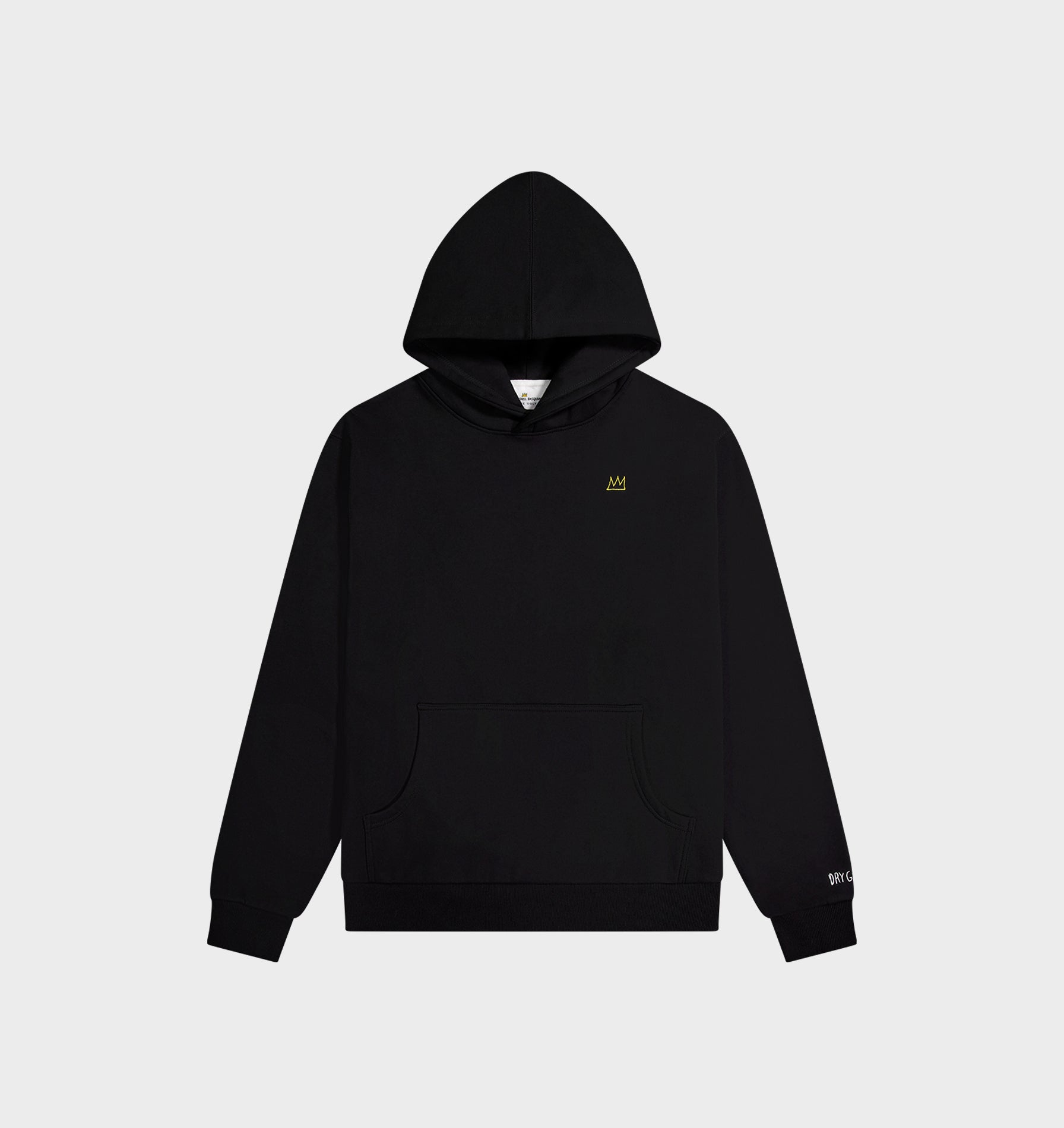 Basquiat Crown Uniform Hood - Black
