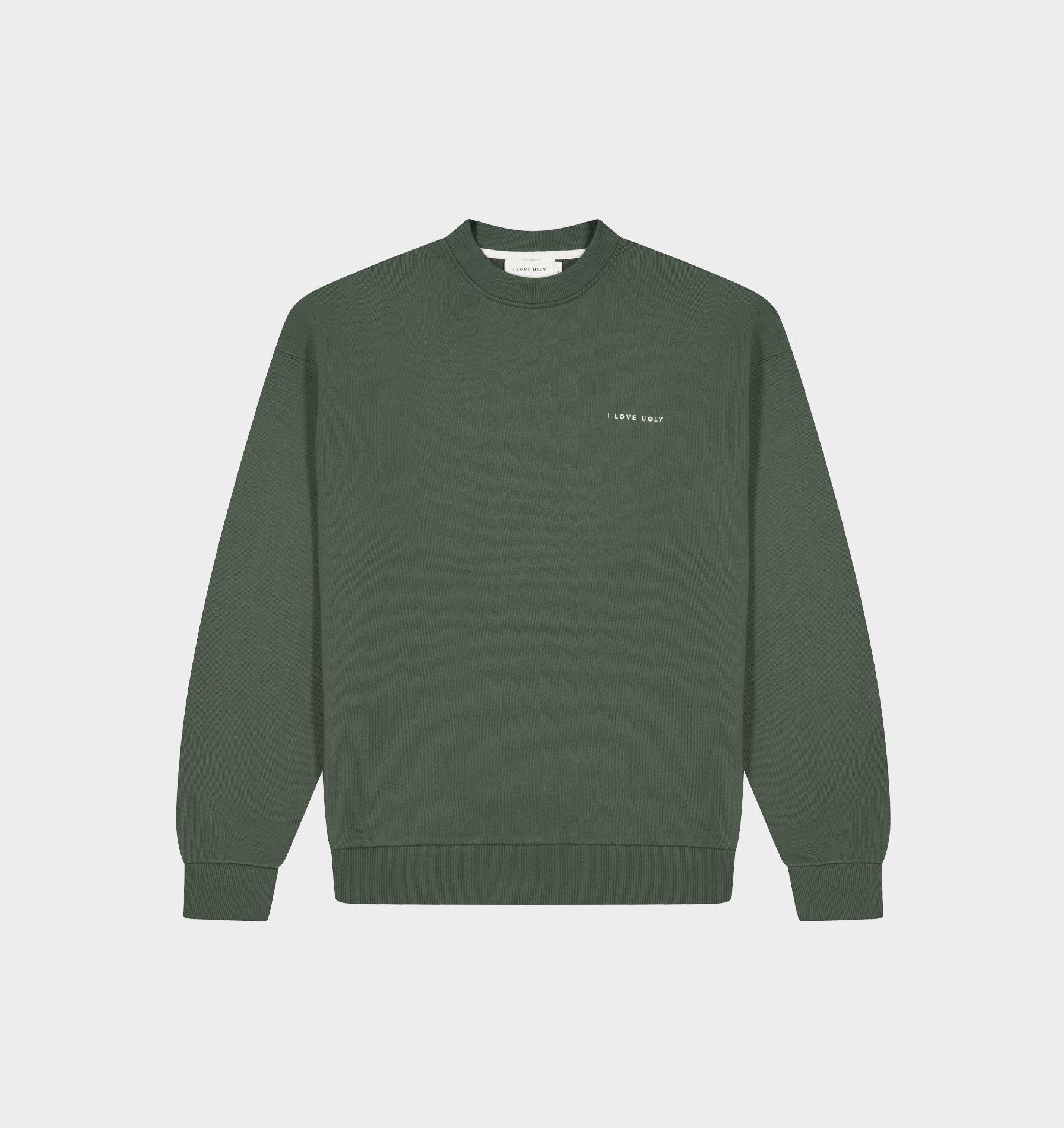 Oversized Crew - Smokey Green