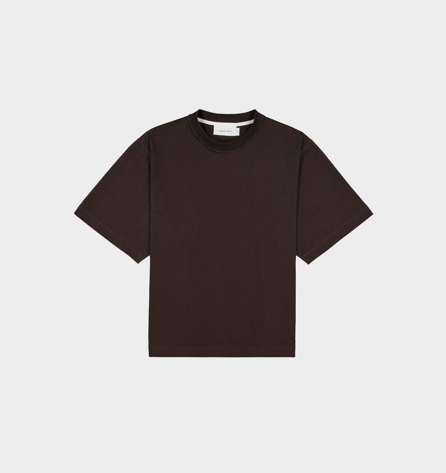 Crop Box Tee - Espresso