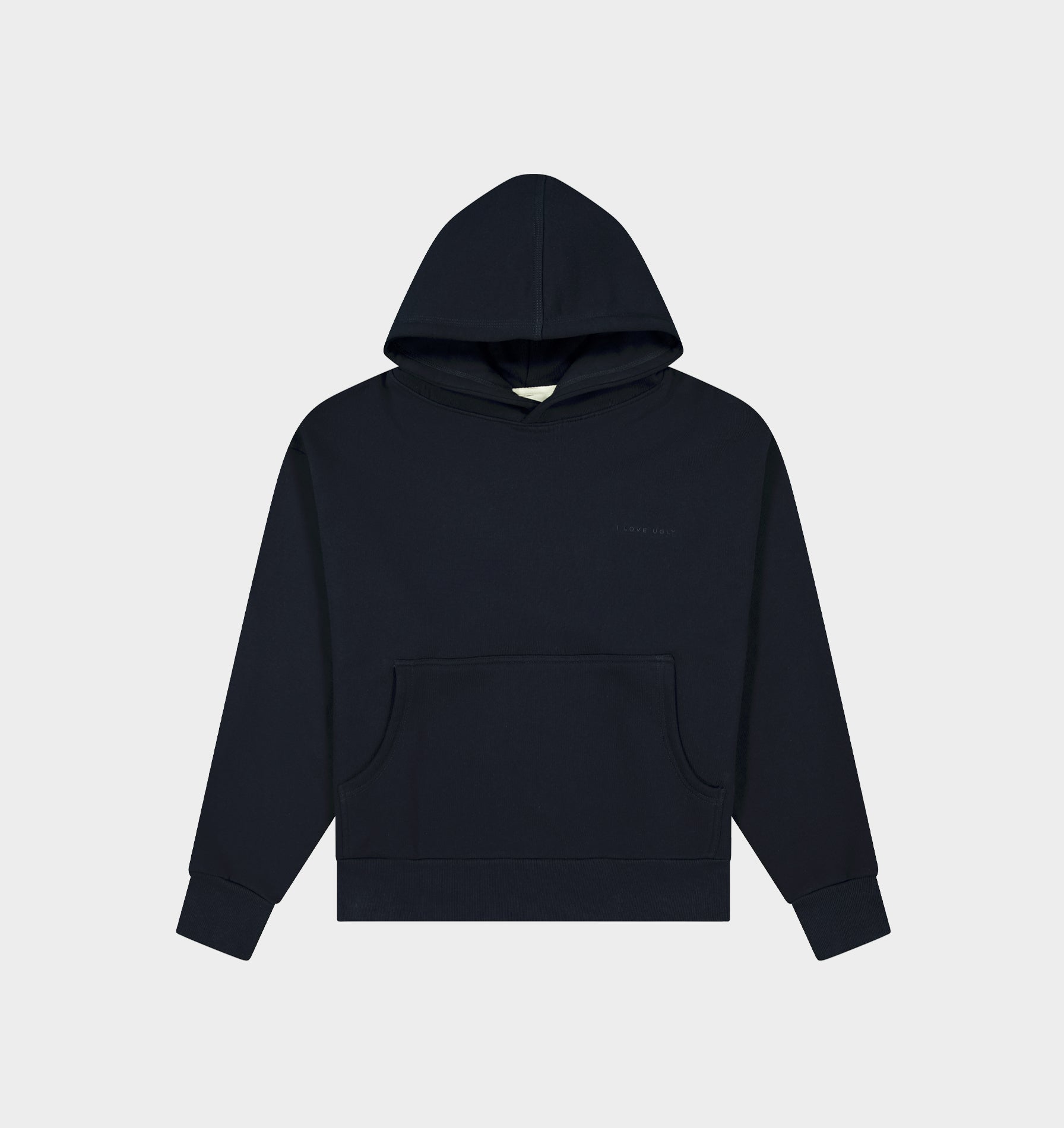 Crop Box Hood - Midnight Navy