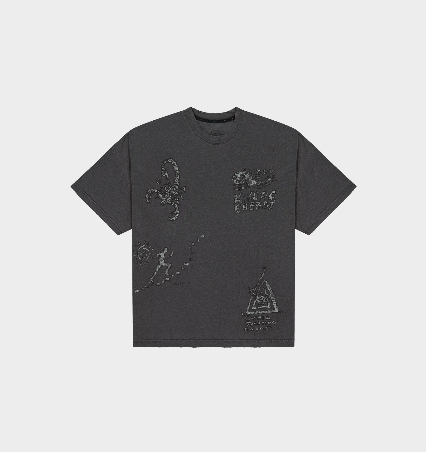 Rebelyuth Active Lewi Tee - Washed Black