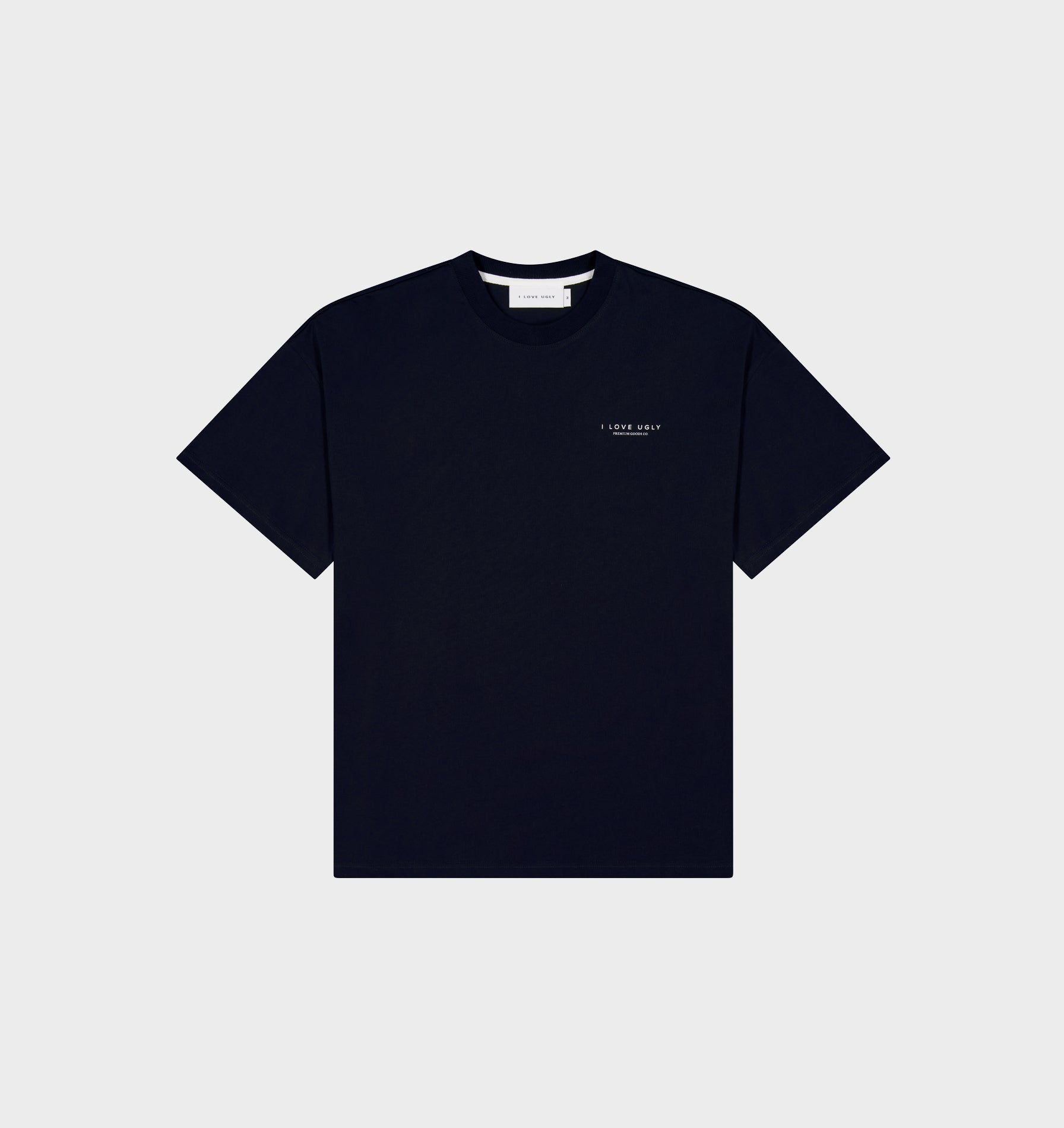 Logo Box Tee 2.0 - Midnight Navy | I Love Ugly