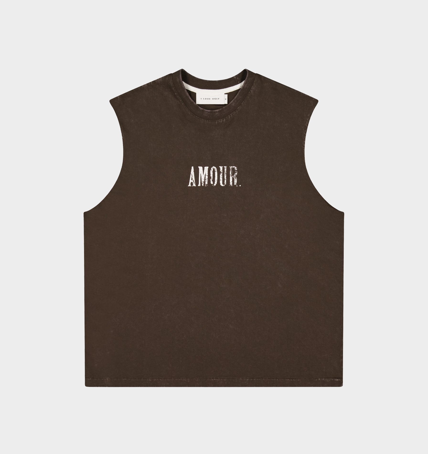 Amour Crop Tank - Aged Espresso