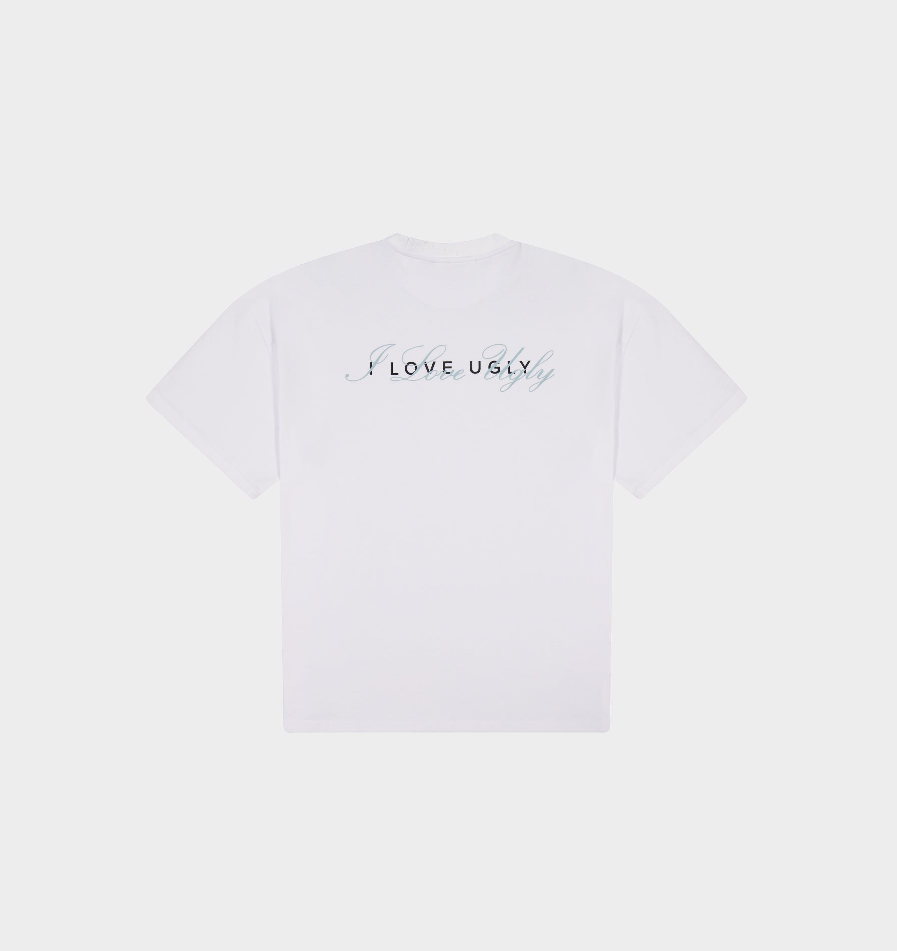 Cursive Box Tee 2.0 - White