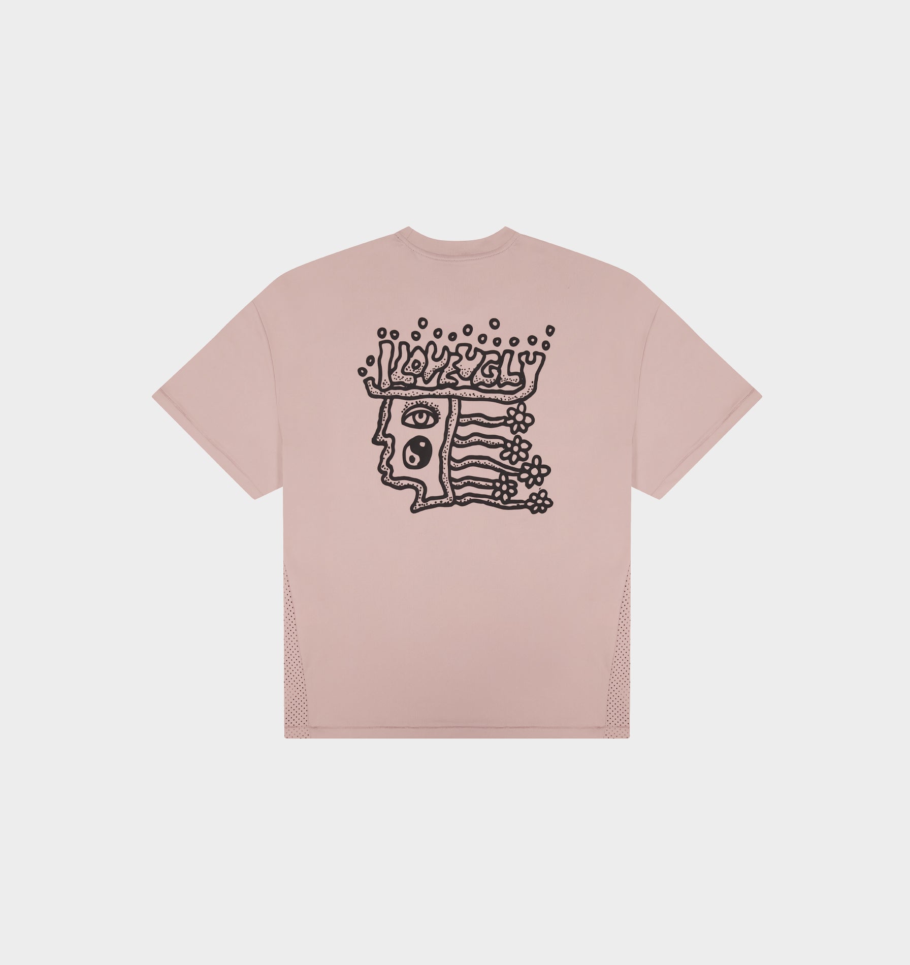 Rebelyuth Active Lewi Tee - Dusky Pink