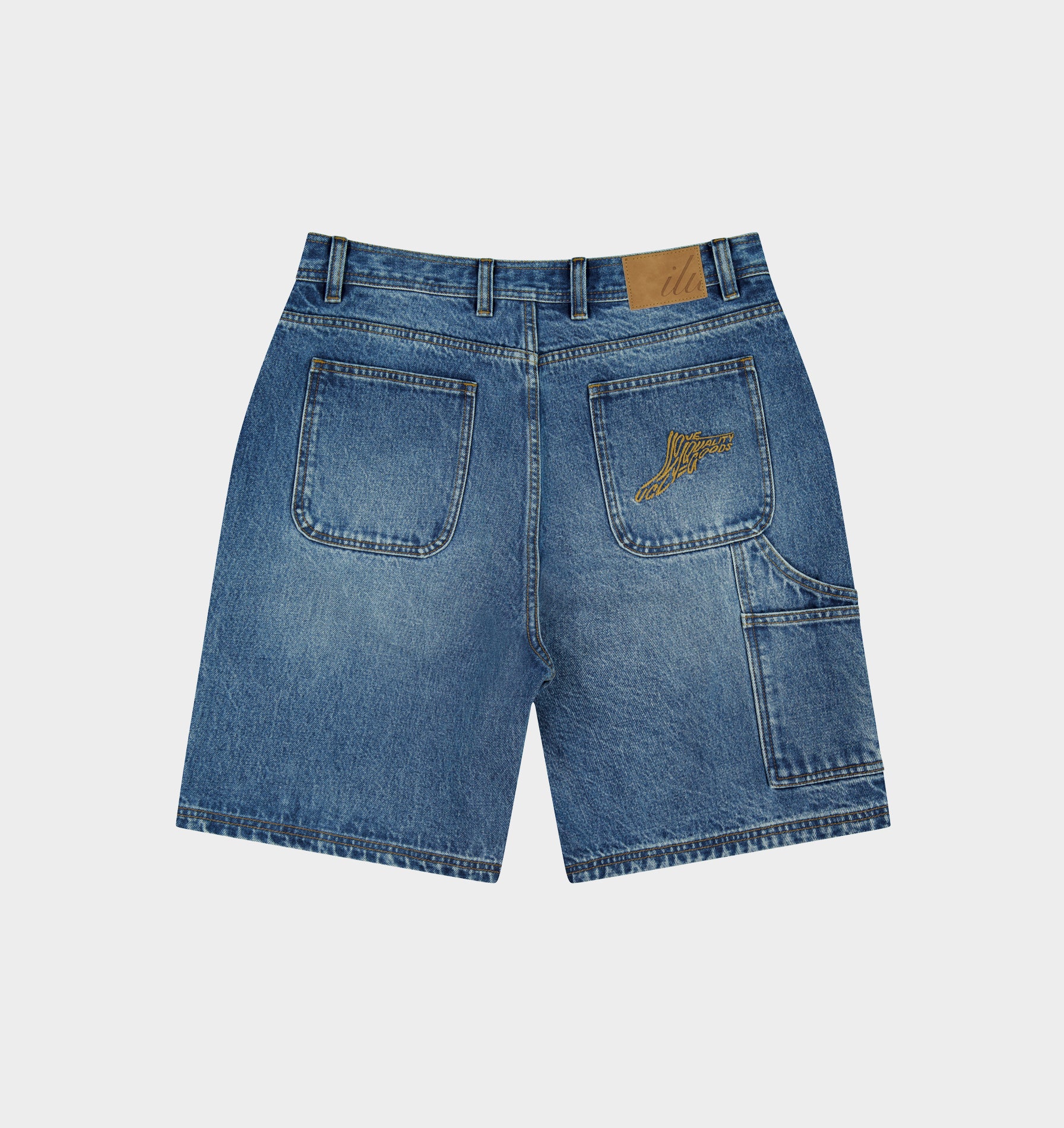 Clean Carpenter Short - Washed Indigo
