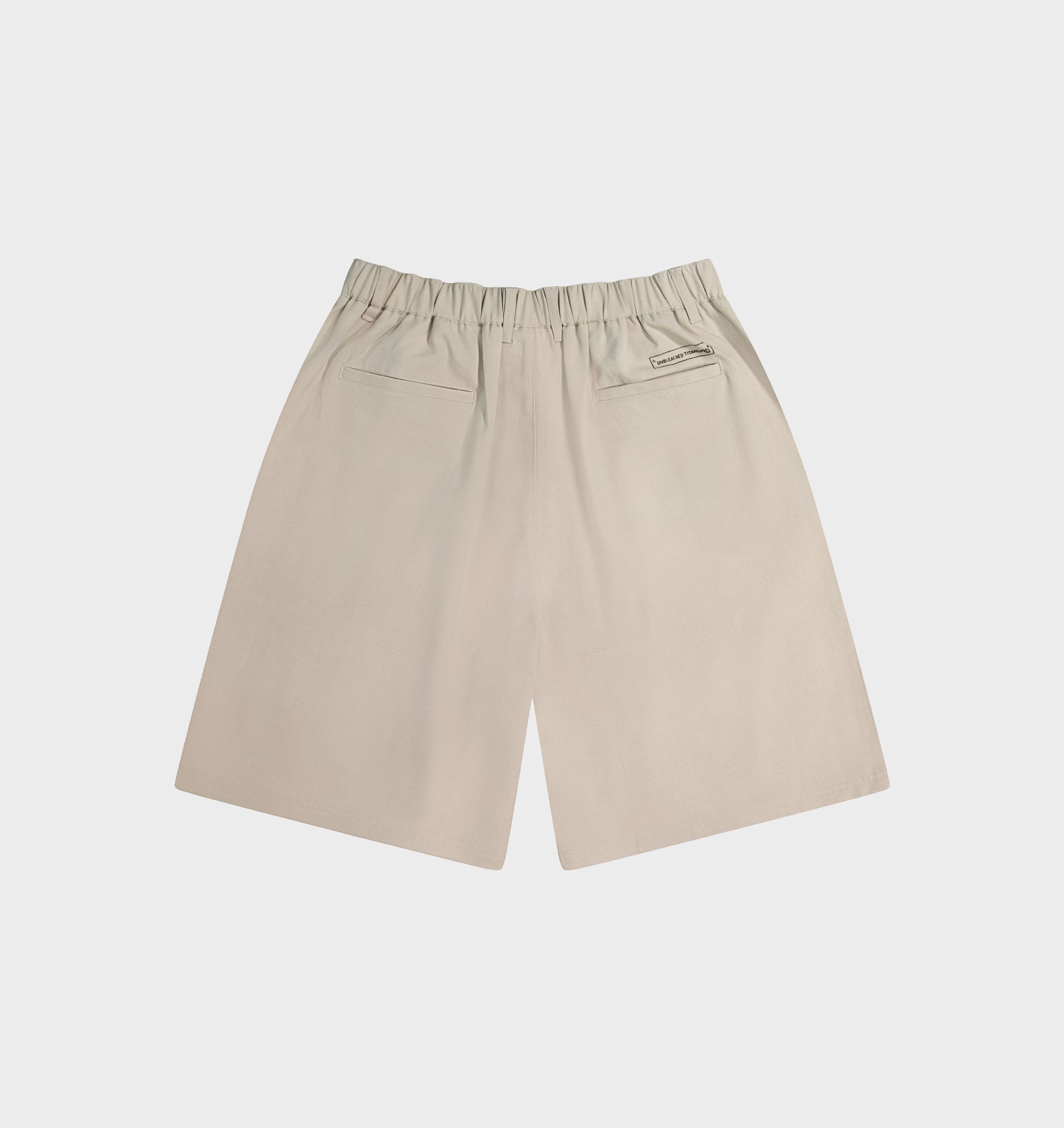 Basquiat Scribble Alby Pleat Short - Stone