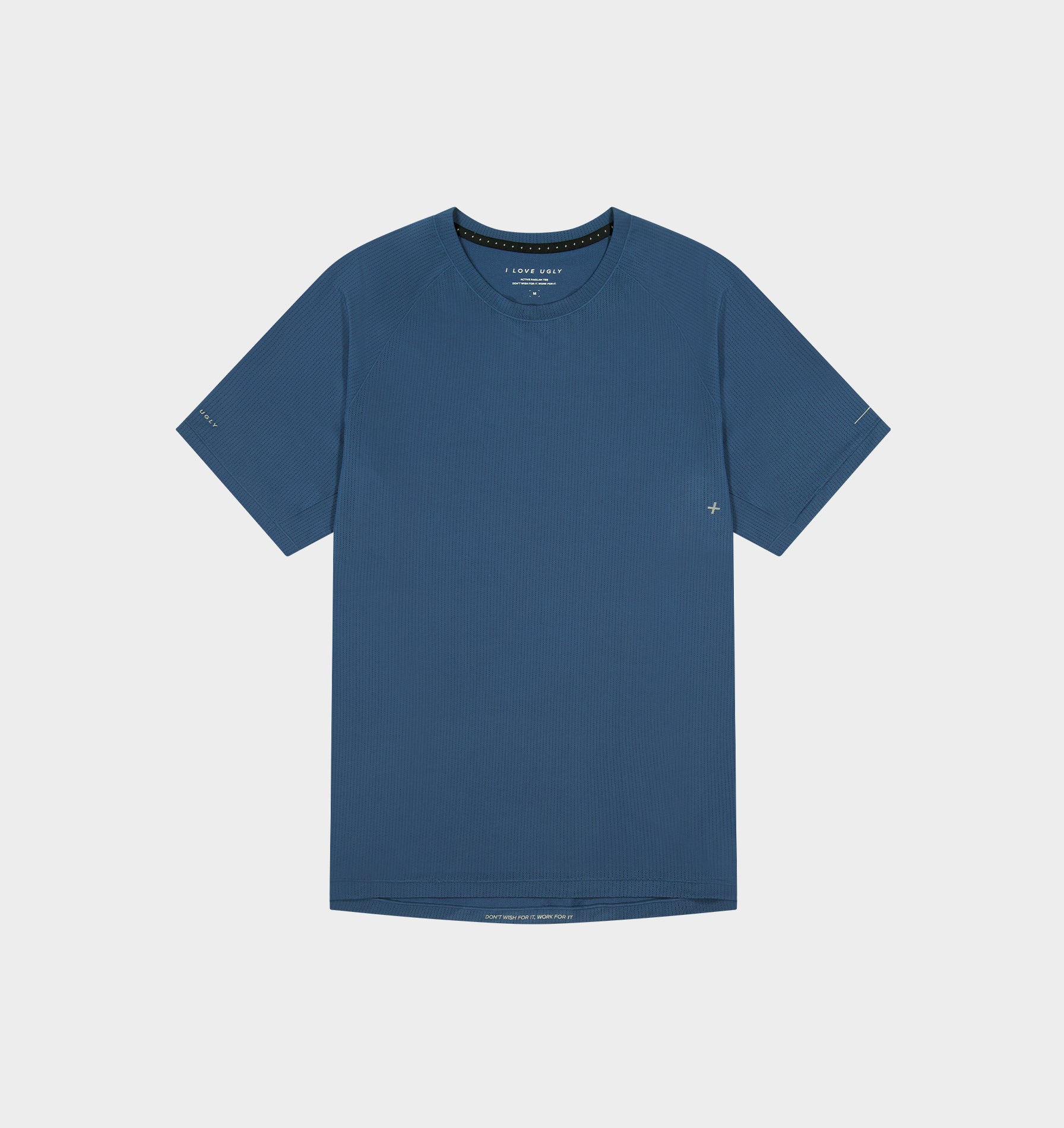 Active Raglan Tee - Smokey Blue