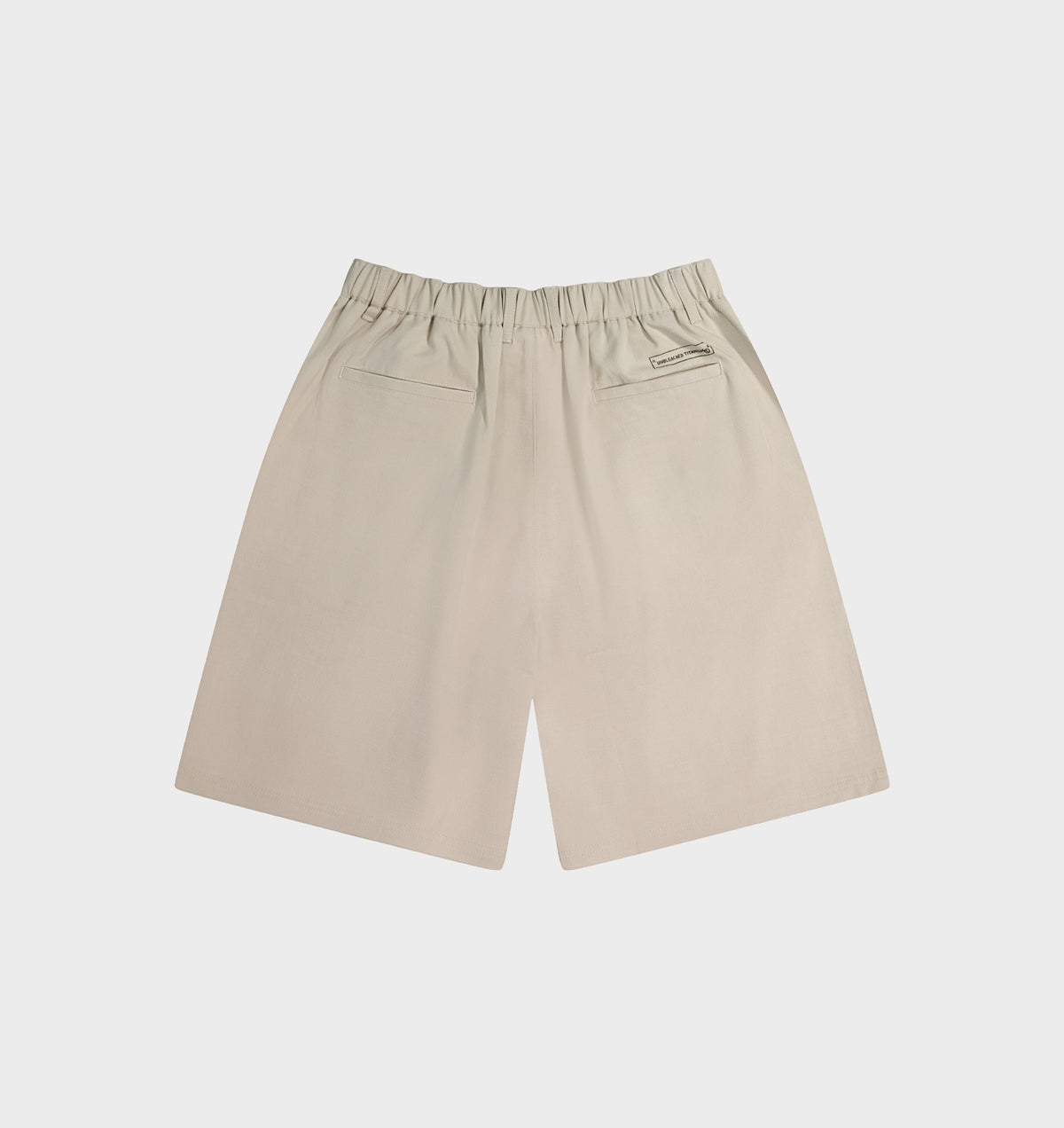 Basquiat Scribble Alby Pleat Short - Stone