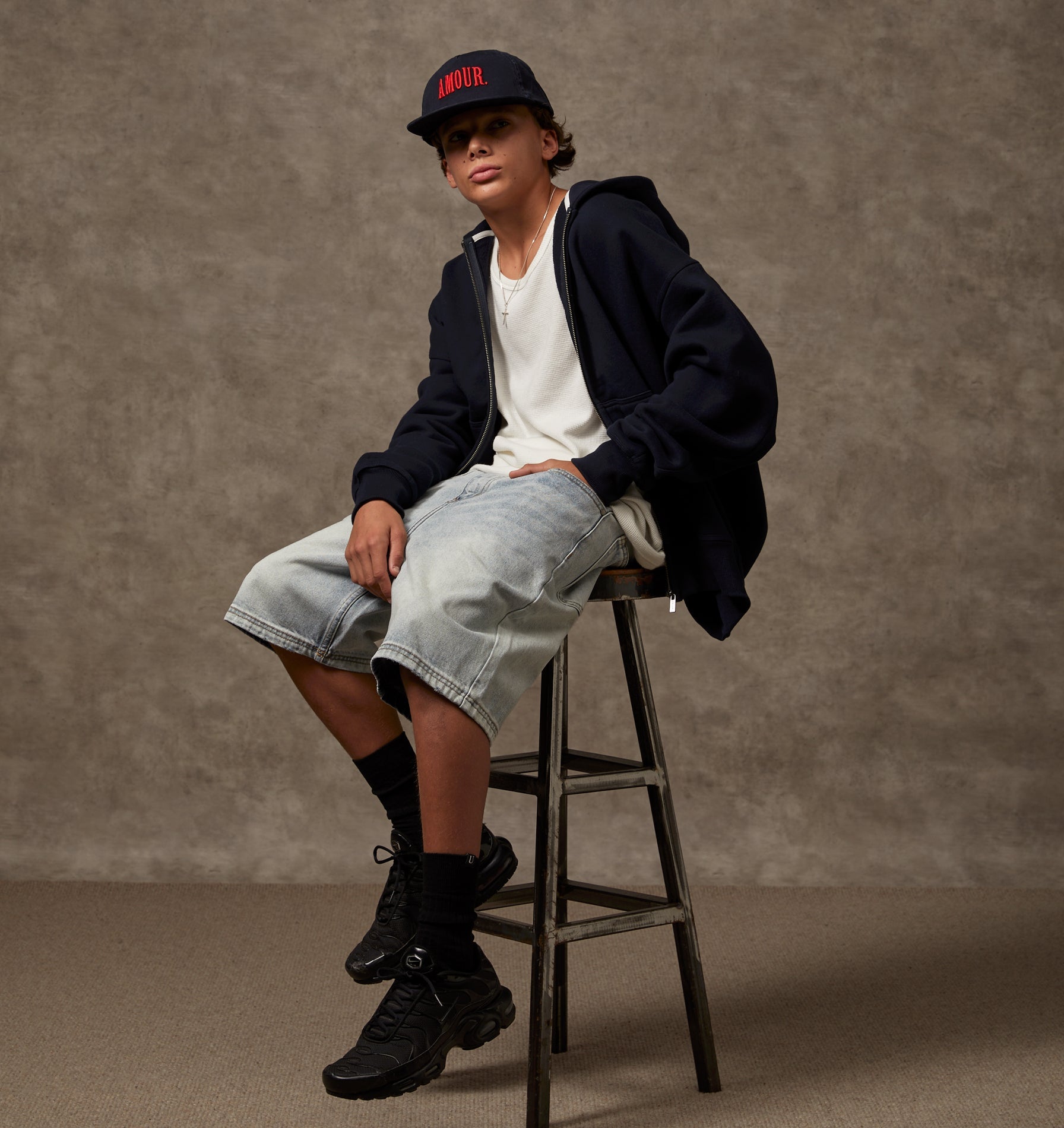 Clean Carpenter Short - Light Vintage Blue