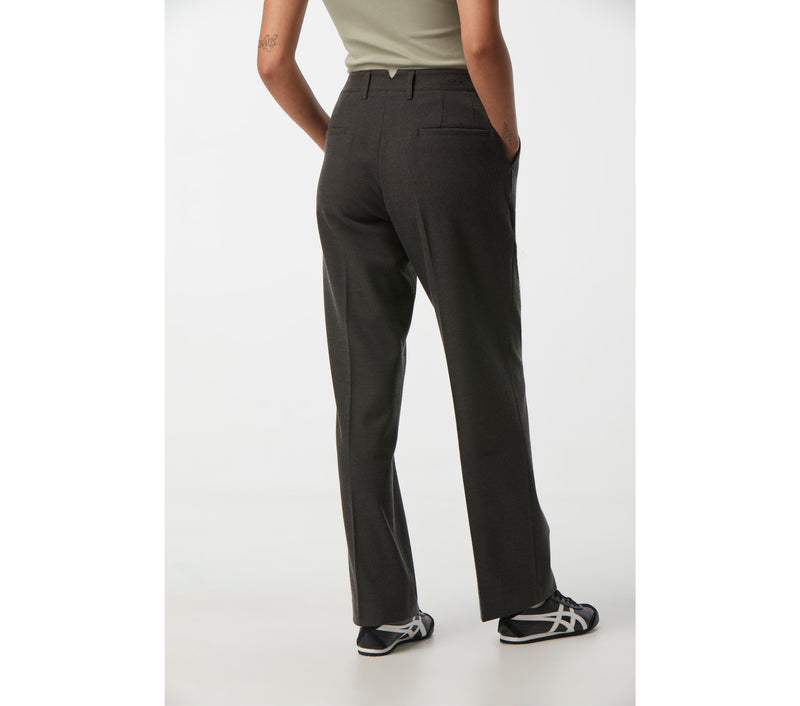 Xander Tailored Pant - Charcoal Dobby