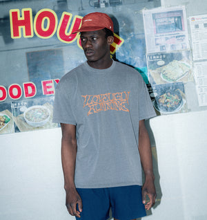 Liquified Active Cotton Box Tee - Washed Black