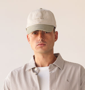 ILU Logo Cap - Off White/Sage