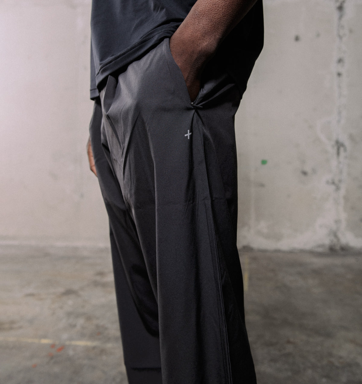 Active Wide Pant - Charcoal