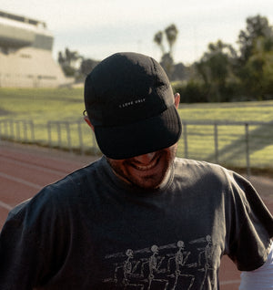 Active Ripstop 5 Panel Cap - Black