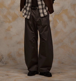 Balloon Pleat Pant - Charcoal Grey