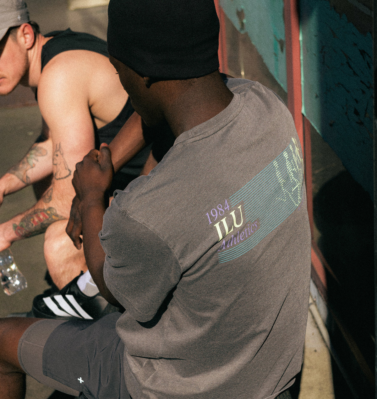 Skeleton Cotton Active Classic Tee -  Washed Black