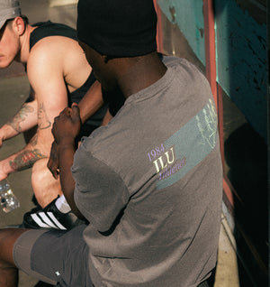 Skeleton Cotton Active Classic Tee -  Washed Black