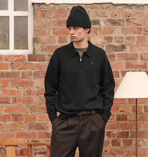 Knit Mario Pullover - Black