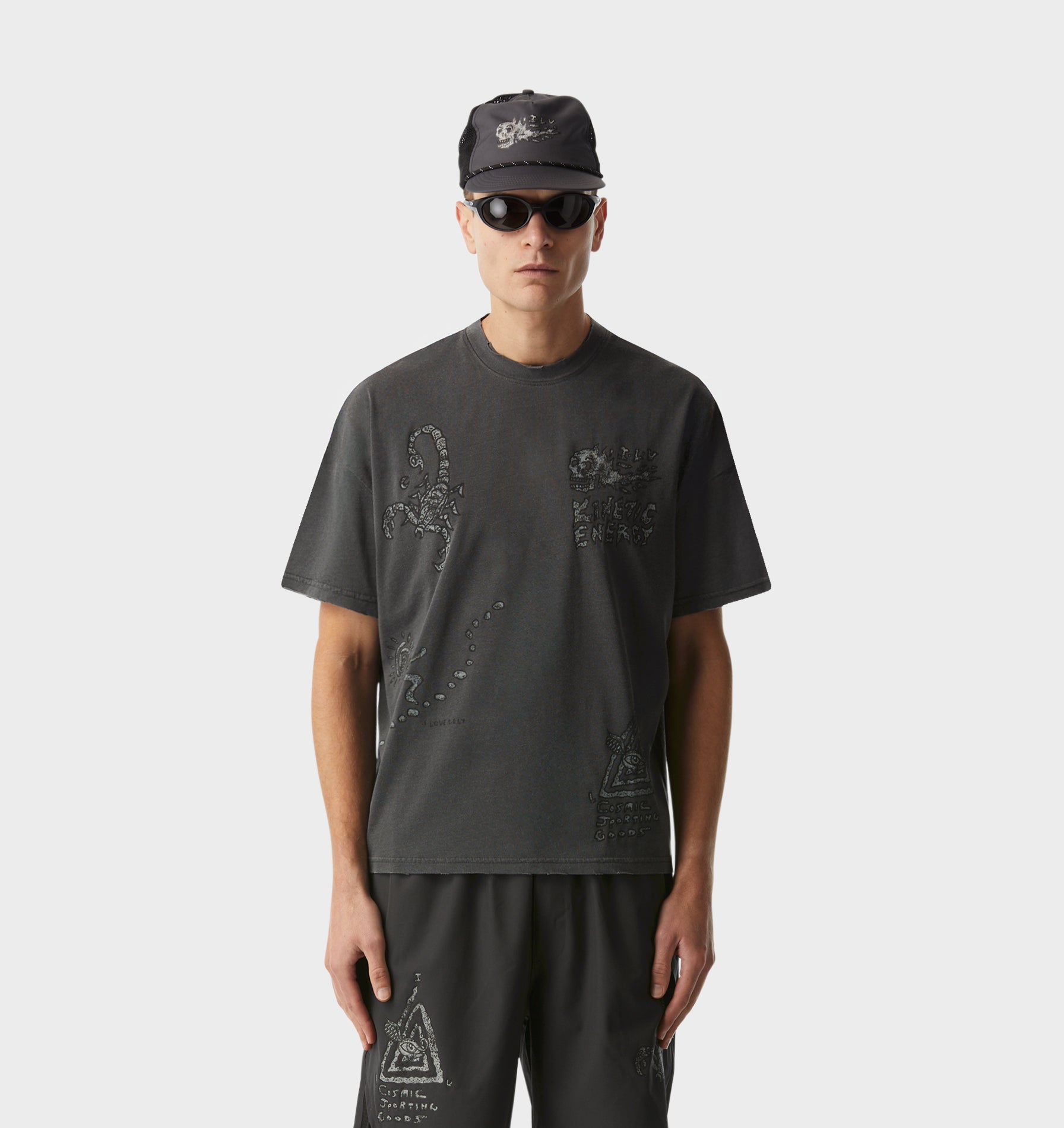 Rebelyuth Active Lewi Tee - Washed Black