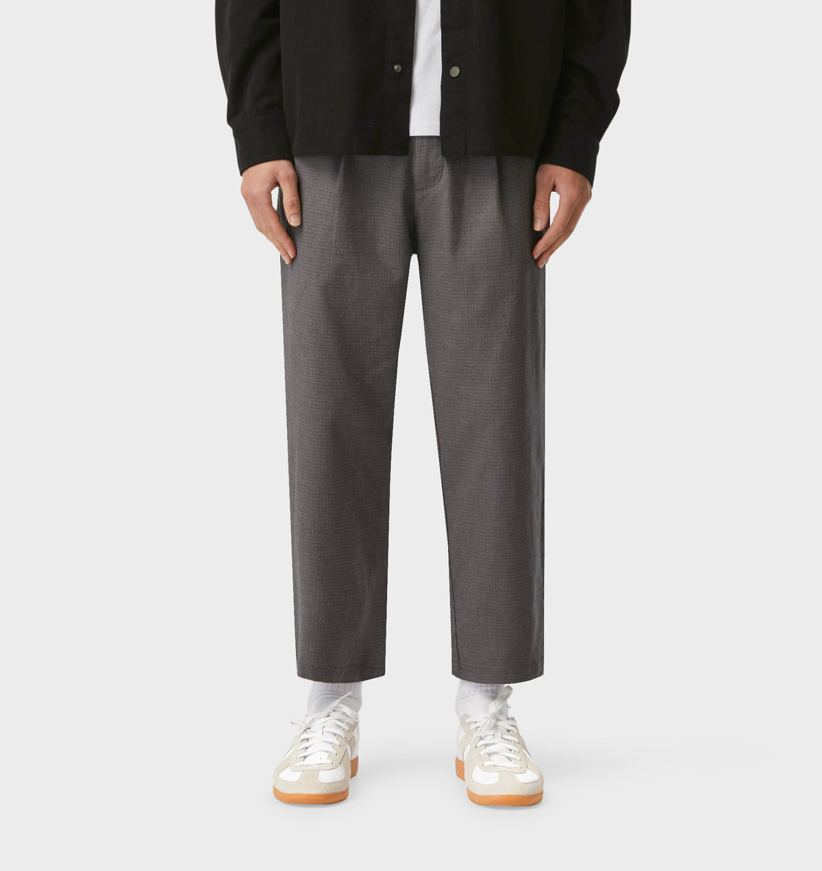 Kobe Pant - Grey Mini Check