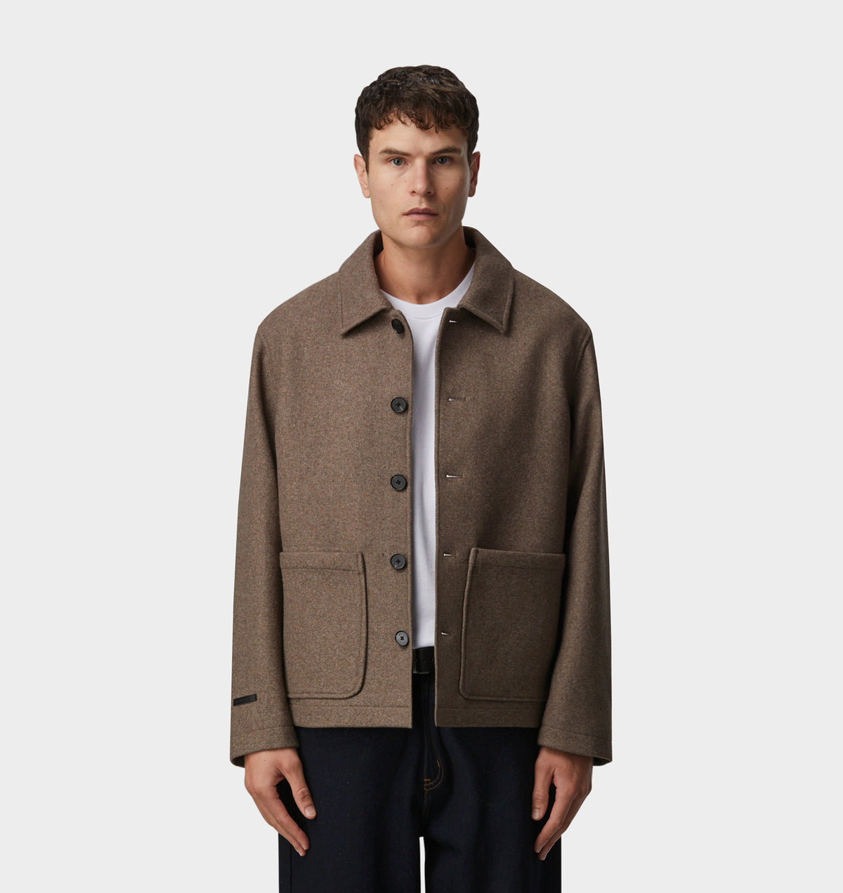 Carson Wool Jacket - Mushroom
