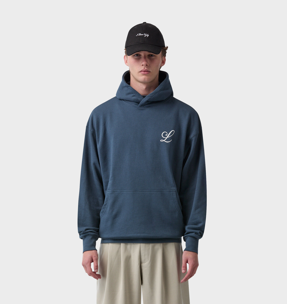 Letter Mono Box Hood 2.0 - Marine Blue