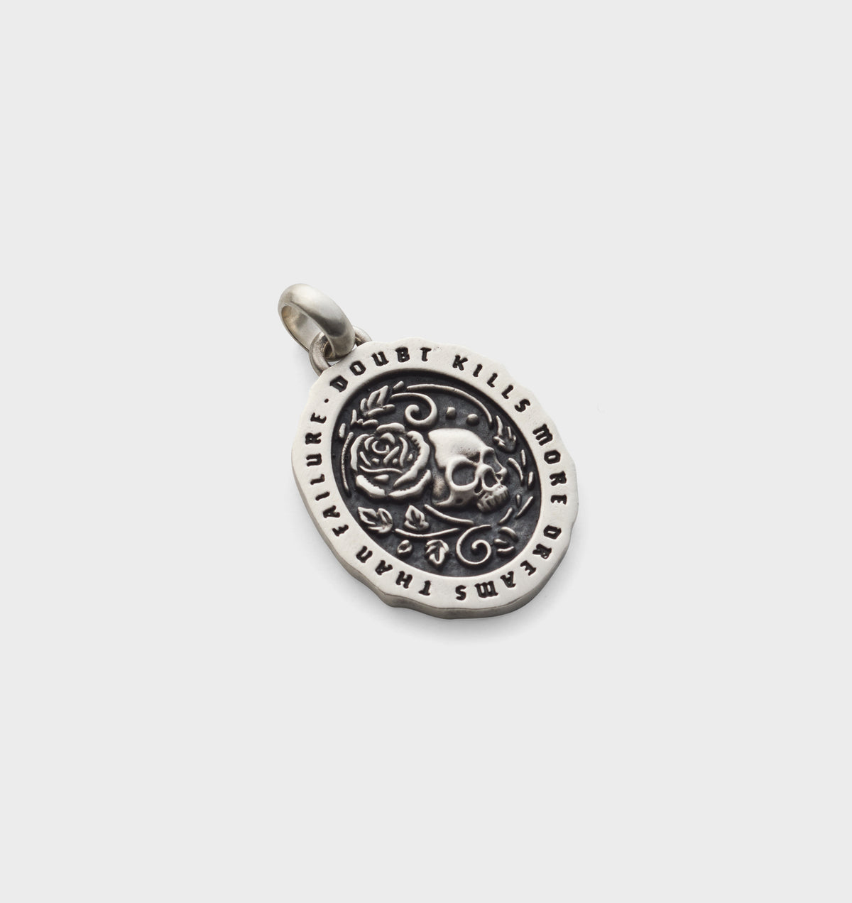 Doubt Kills Dreams Pendant - Silver
