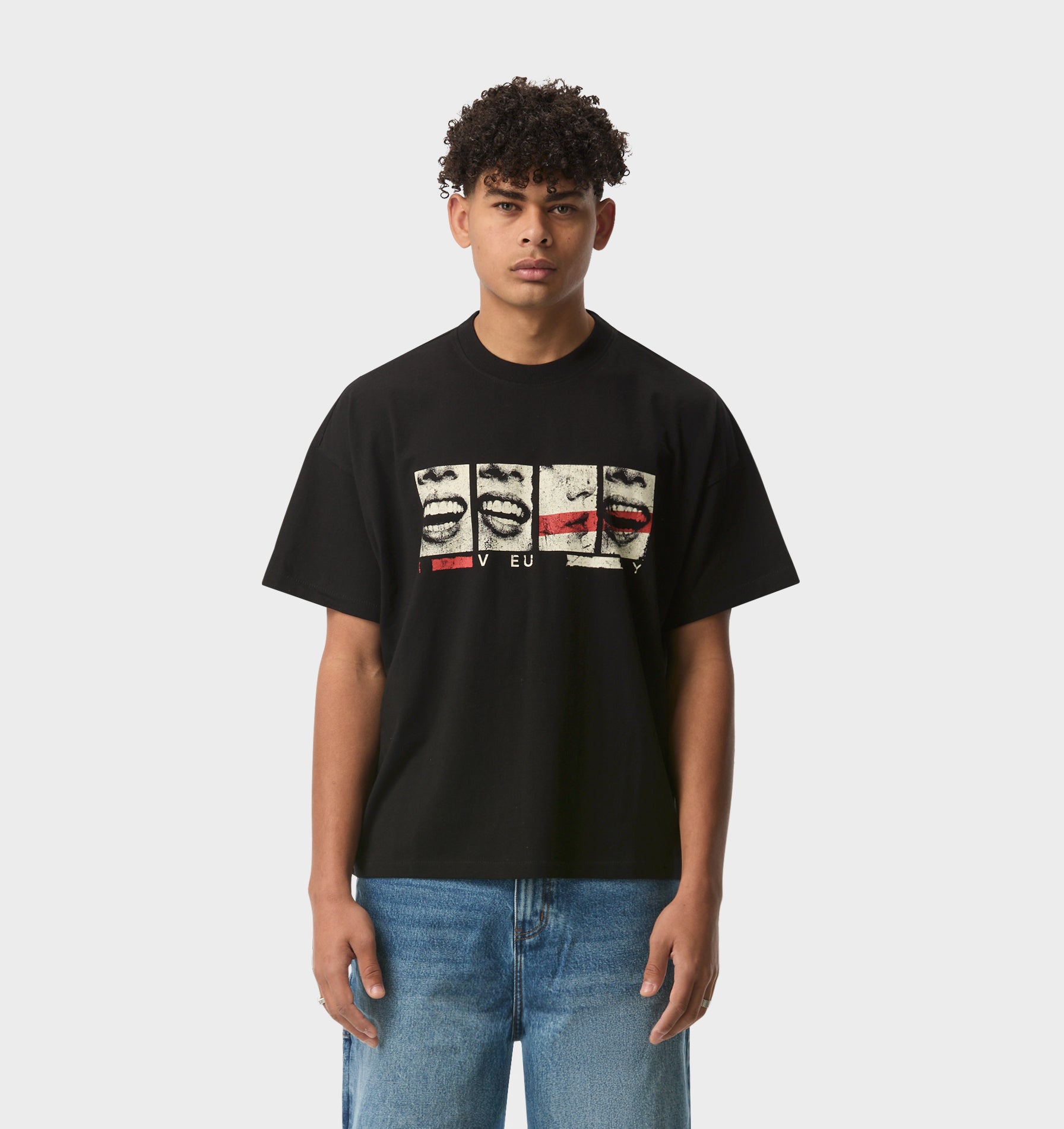 Loud Mouth Lewi Tee - Black