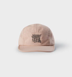 RebelYuth X ILU Active 5 Panel Cap  - Smokey Pink