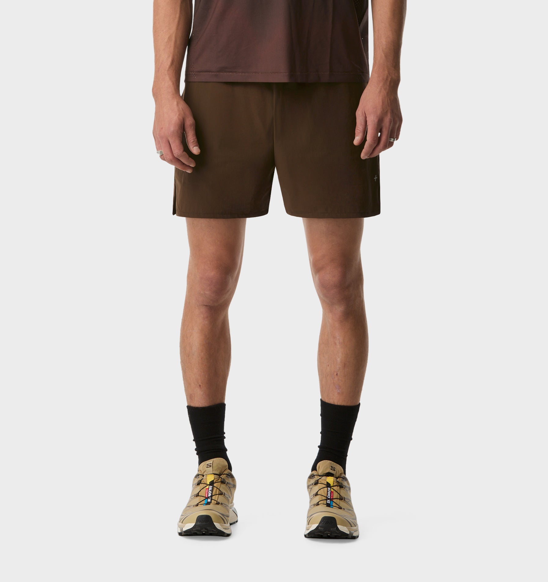 Active 5 Inch Short - Dark Brown