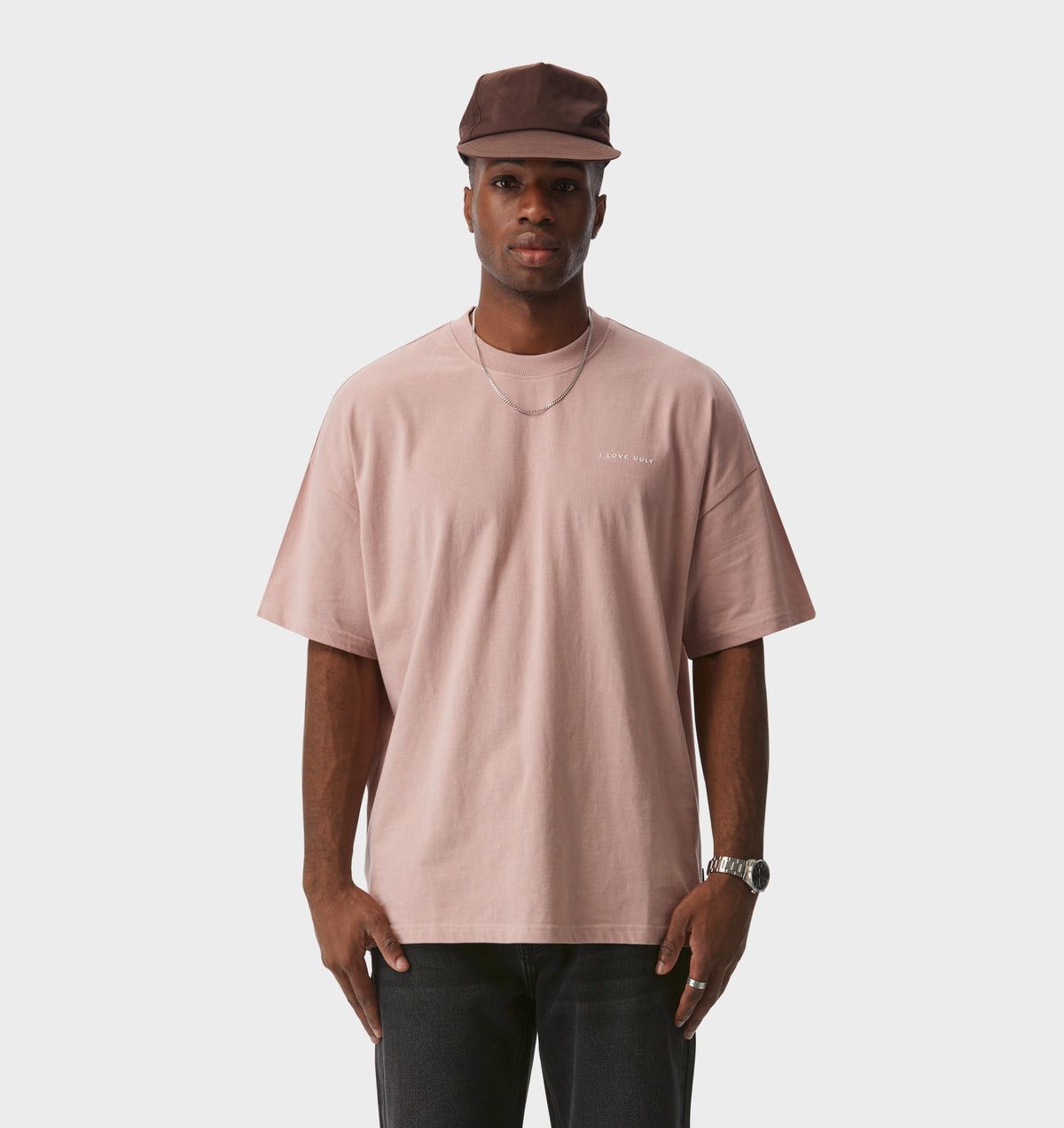 Box Tee - Dusky Pink