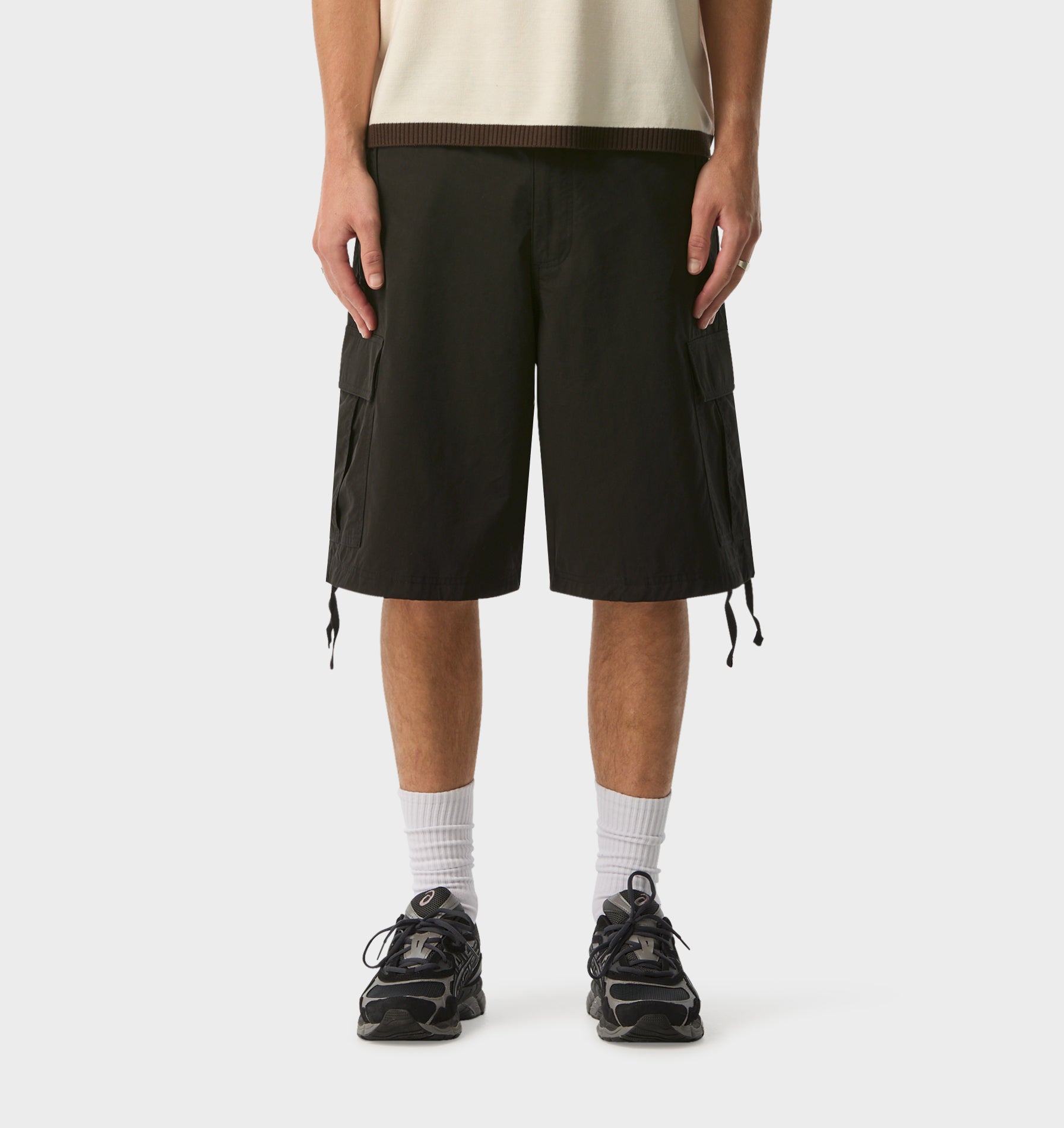 Aviator Cargo Short - Black