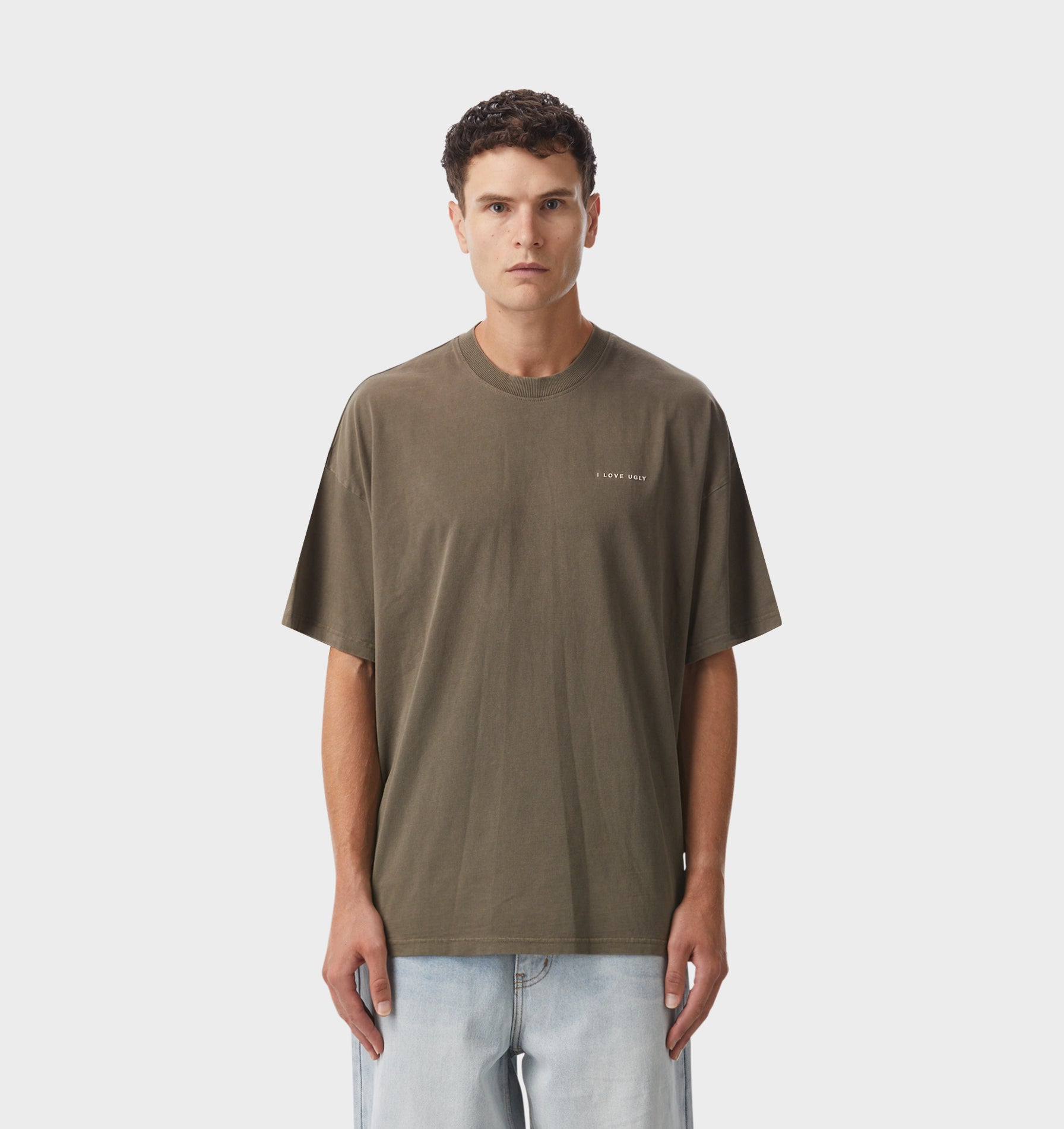 Box Tee - Washed Mushroom